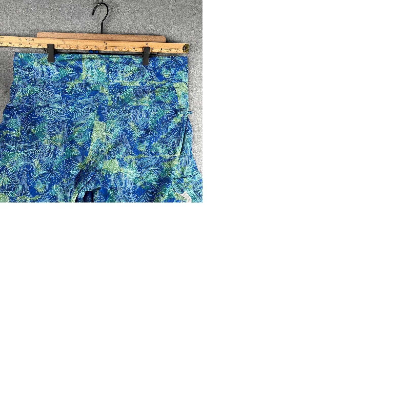 Vintage Reel Legends Mens Board Shorts Blue Green Geometric Bathing Suit Surf 36 Size US 36 / EU 52 - 9 Thumbnail