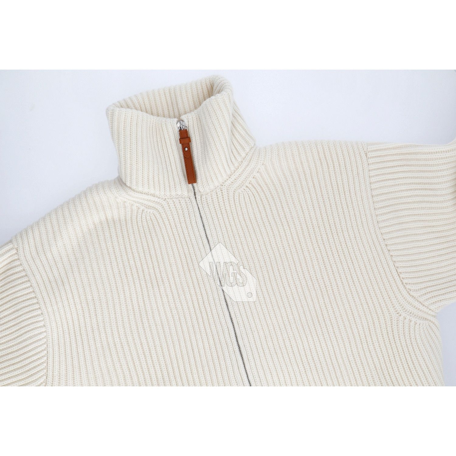 Hermes Hermes H Wool knit jacket Blanc Naturel Size 36 Size XS / US 0-2 / IT 36-38 - 3 Thumbnail