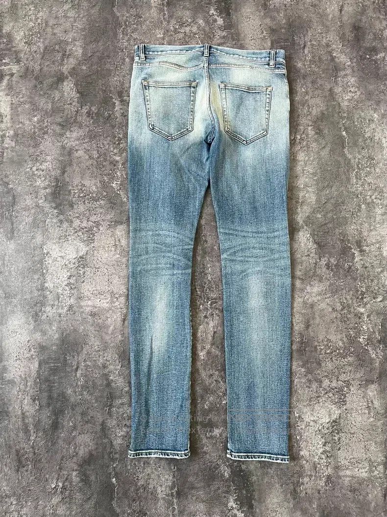 Saint Laurent Paris Saint Laurent Paris Light blue water-washed ghost claw cat Size US 31 - 6 Thumbnail