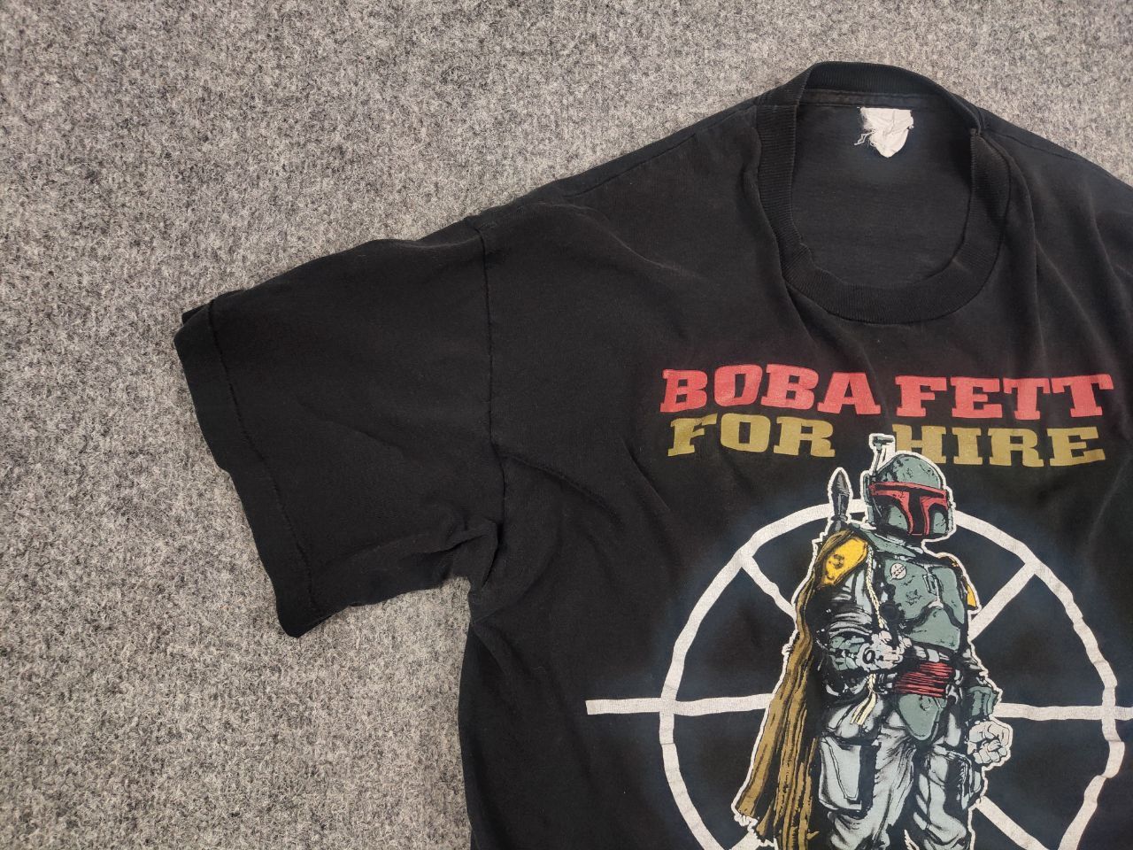 Star Wars Vintage 1996 Star Wars Boba Fett Logo Black Shirt Changes Size US M / EU 48-50 / 2 - 8 Thumbnail