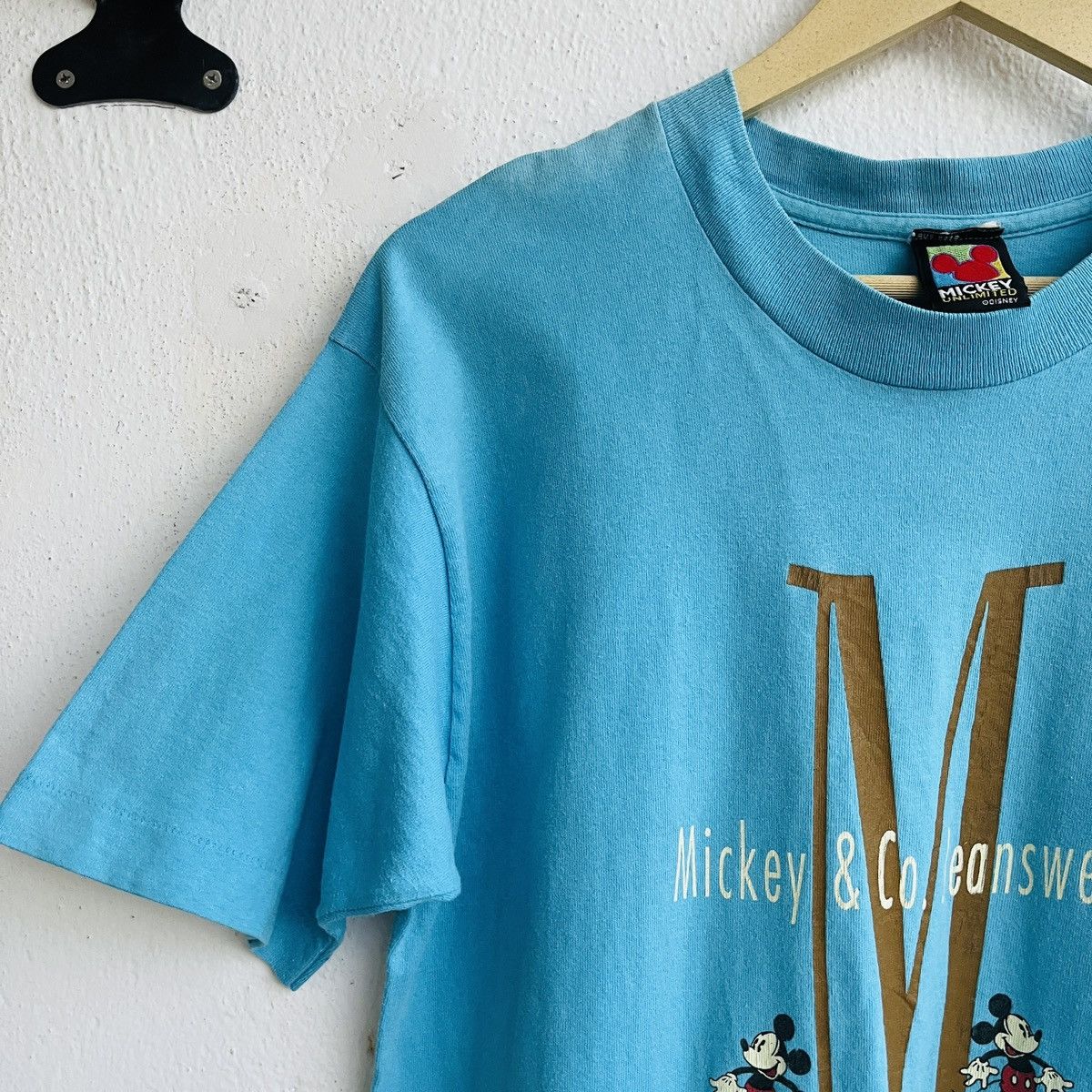 Mickey Mouse × Velva Sheen × Vintage Vintage Mickey Unlimited Velva Sheen Single Stitch TShirt Size US M / EU 48-50 / 2 - 5 Thumbnail