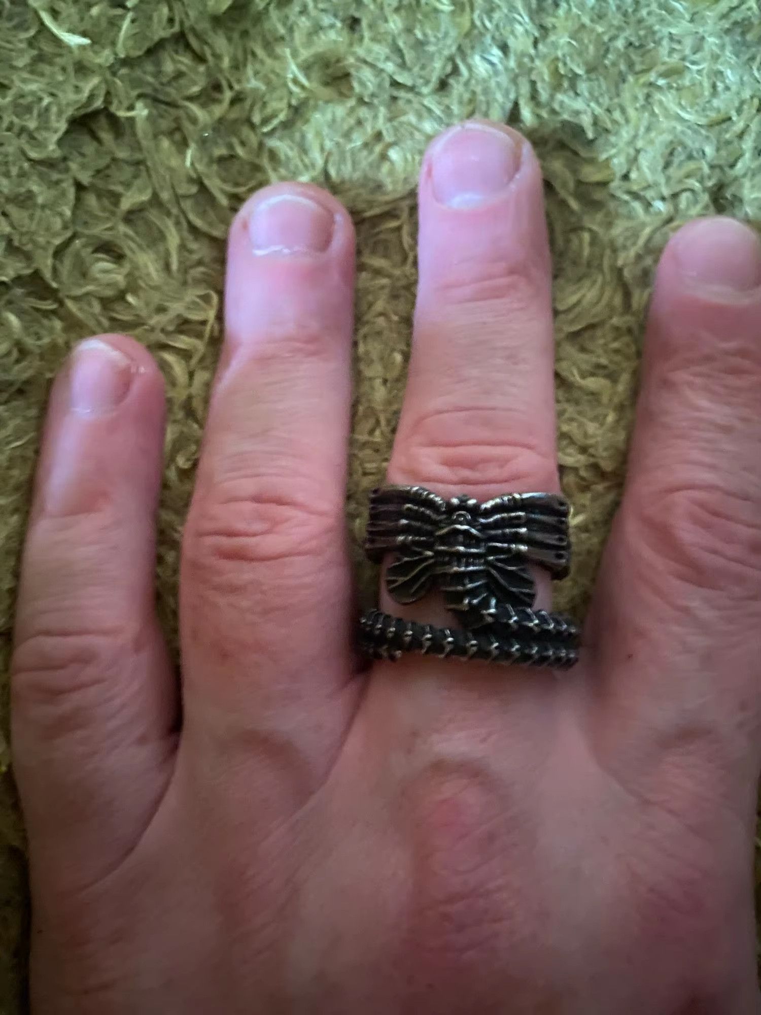 Jewelry Alien Ring Streetwear Jewelry Fashion Gift Size ONE SIZE - 1 Thumbnail