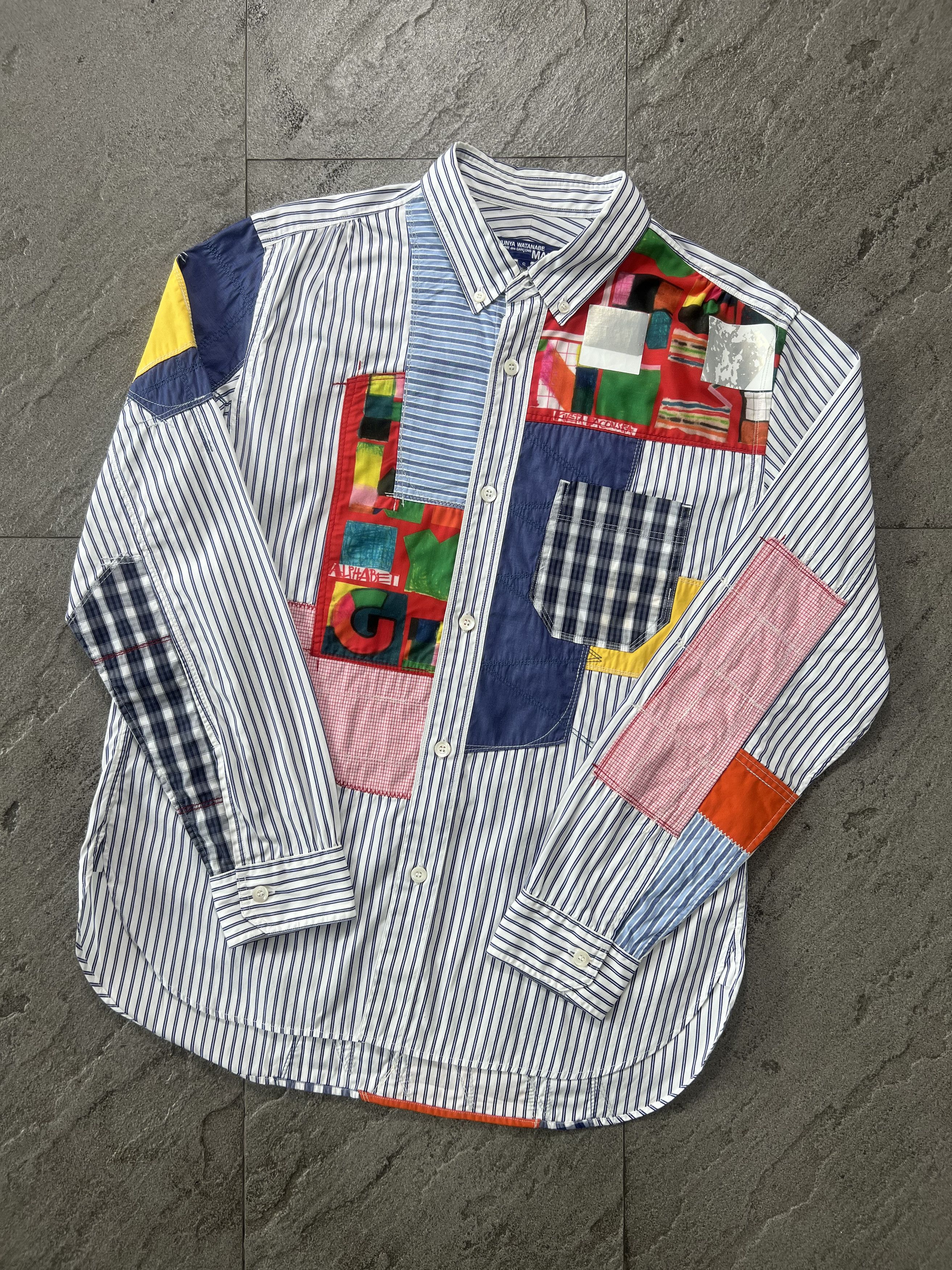 Junya Watanabe Comme des Garçons MAN patchwork shirt