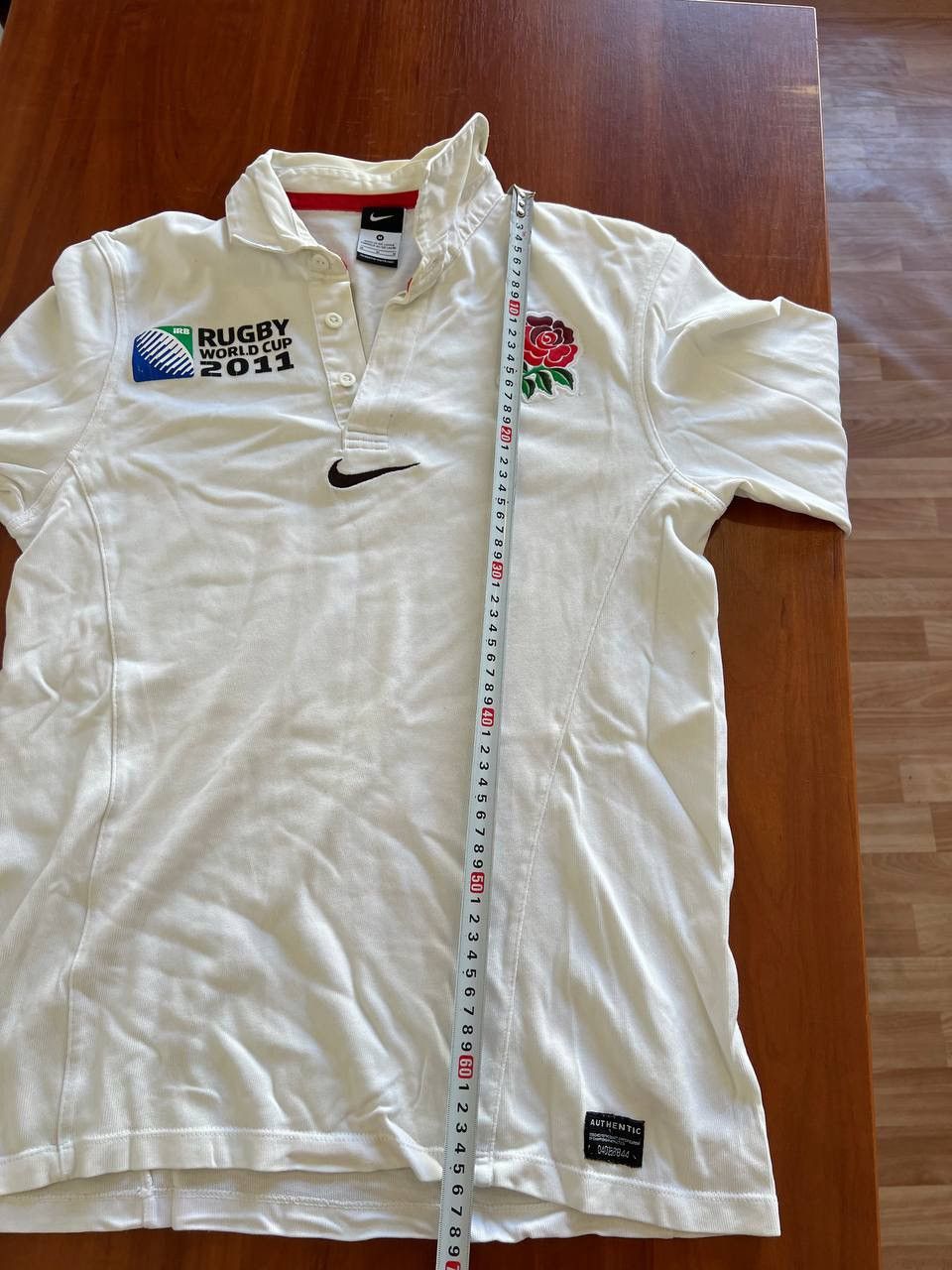 2011 ENGLAND TEAM IRB WORLD CUP RUGBY JERSEY RARE SHIRT SZ M