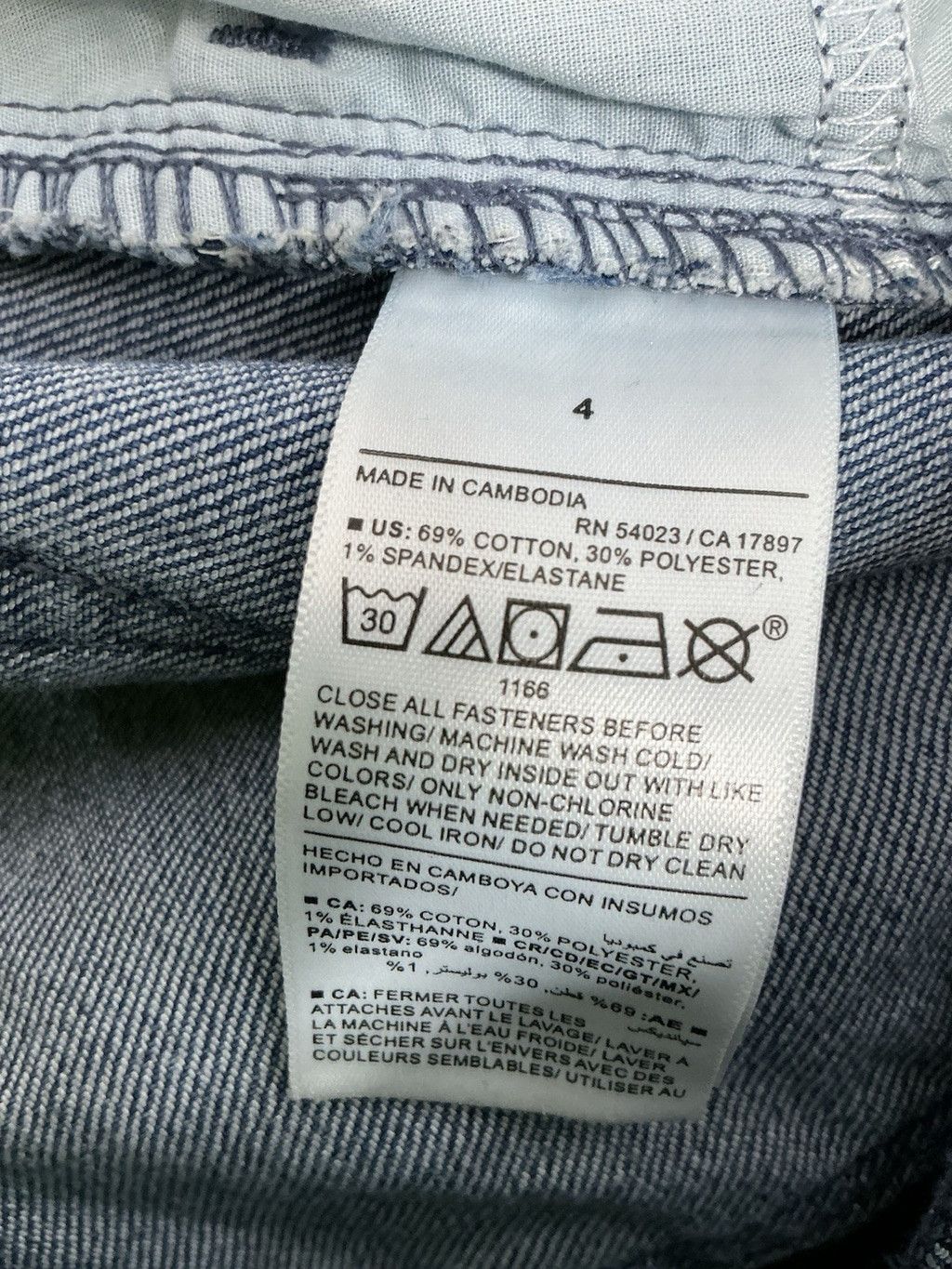 Old Navy Woman's Old Navy Wow Straight Blue Jeans Size 4 Size 27" / US 4 / IT 40 - 4 Thumbnail