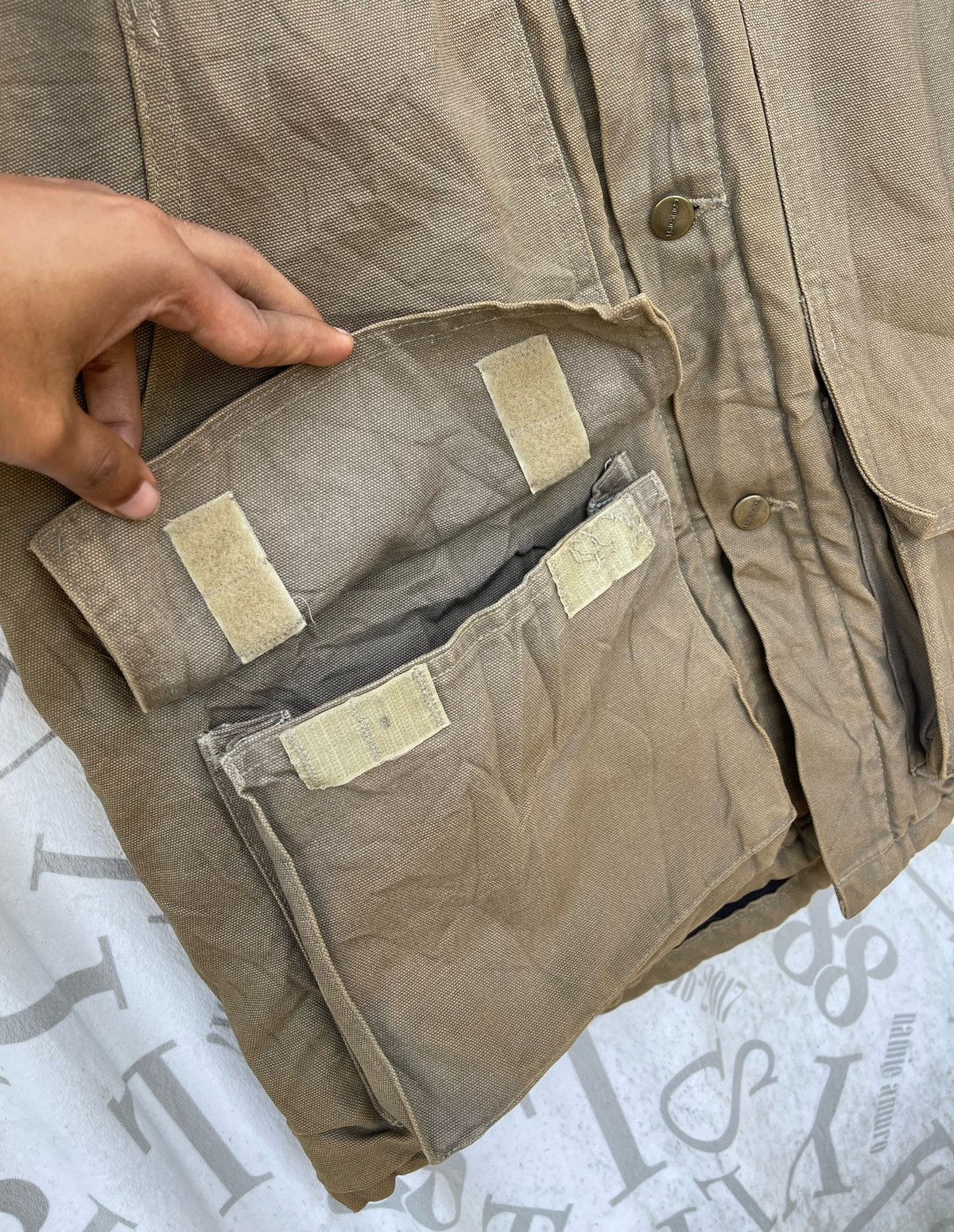 Carhartt 🔥Vintage 90's Carhartt Duck/Canvas Chore Work Jacket Size US XL / EU 56 / 4 - 10 Thumbnail