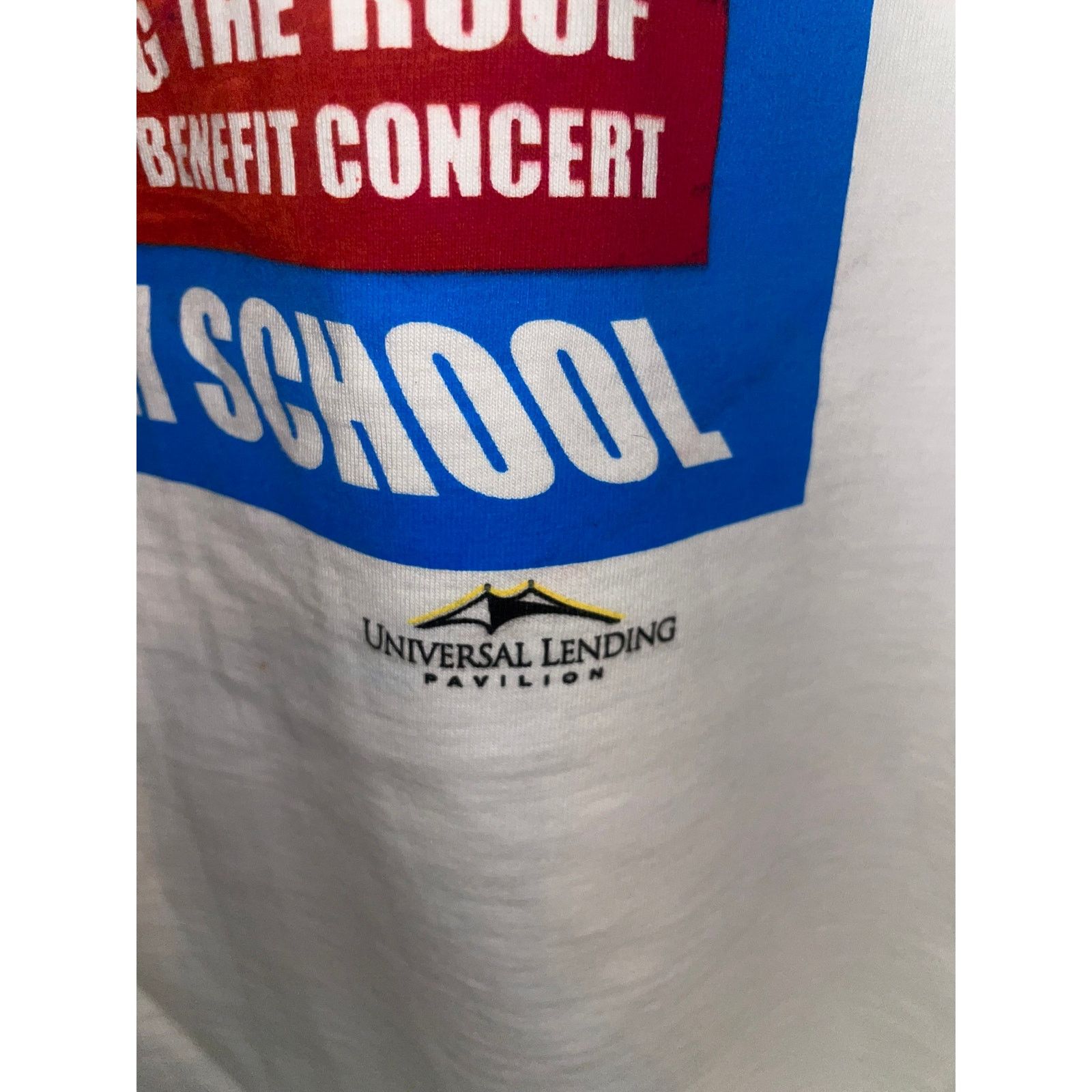 Jerzees 90s Doobie Brothers Benefit Concert White Graphic Band Shirt Size US XL / EU 56 / 4 - 9 Thumbnail