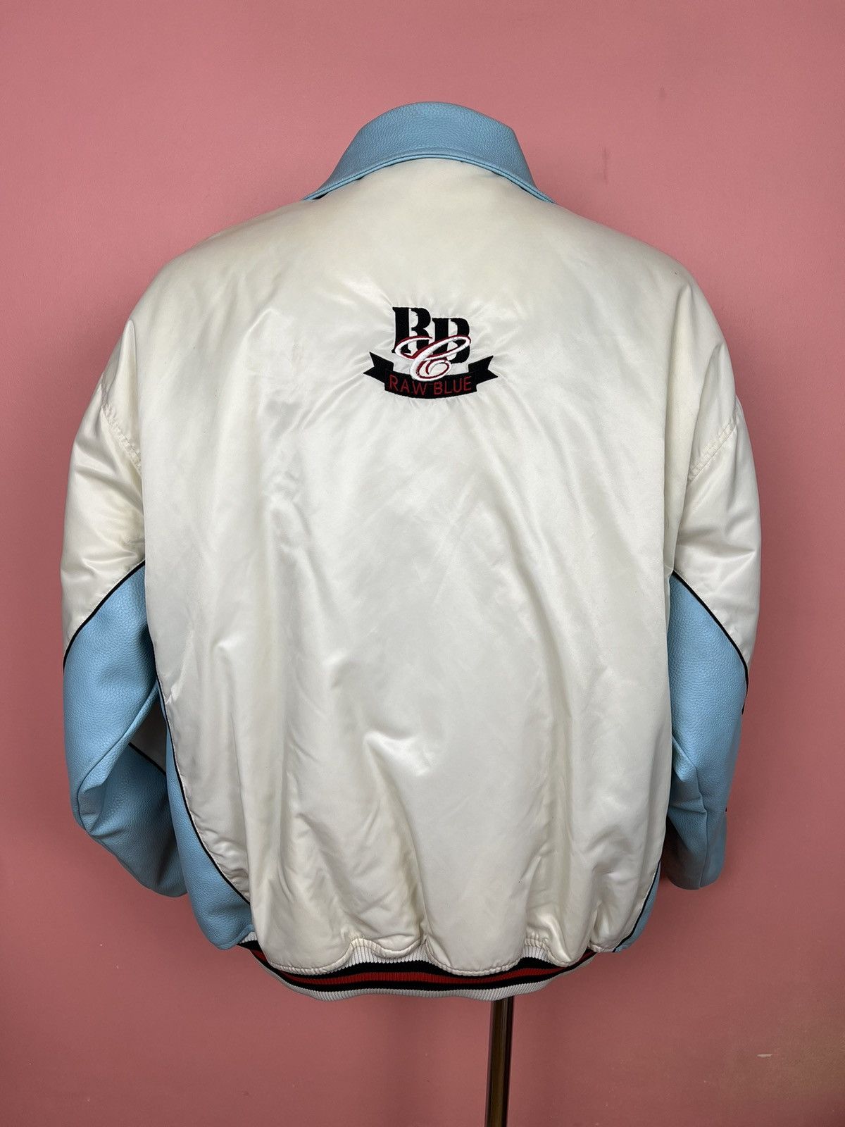 Vintage Raw blue bomber vintage rare jacket hype Size US XL / EU 56 / 4 - 10 Thumbnail