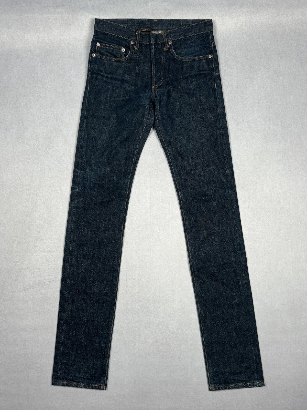 Dior × Hedi Slimane sz29 Dior Homme blue denim y2k jeans kva hedi