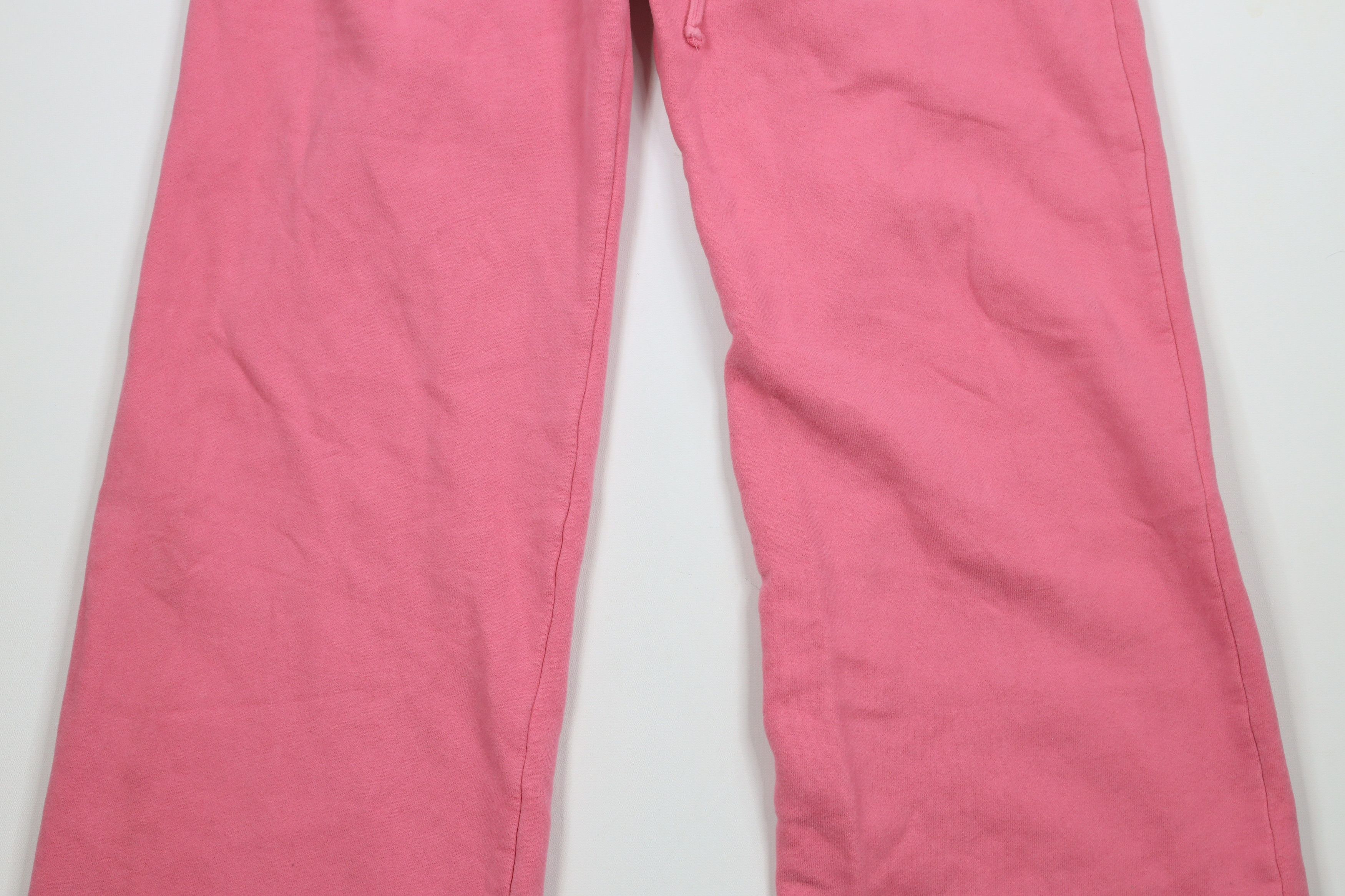 Aeropostale × Vintage Vintage 90s Y2K Aeropostale Wide Leg Sweatpants Pink Size 32" / US 10 / IT 46 - 3 Thumbnail