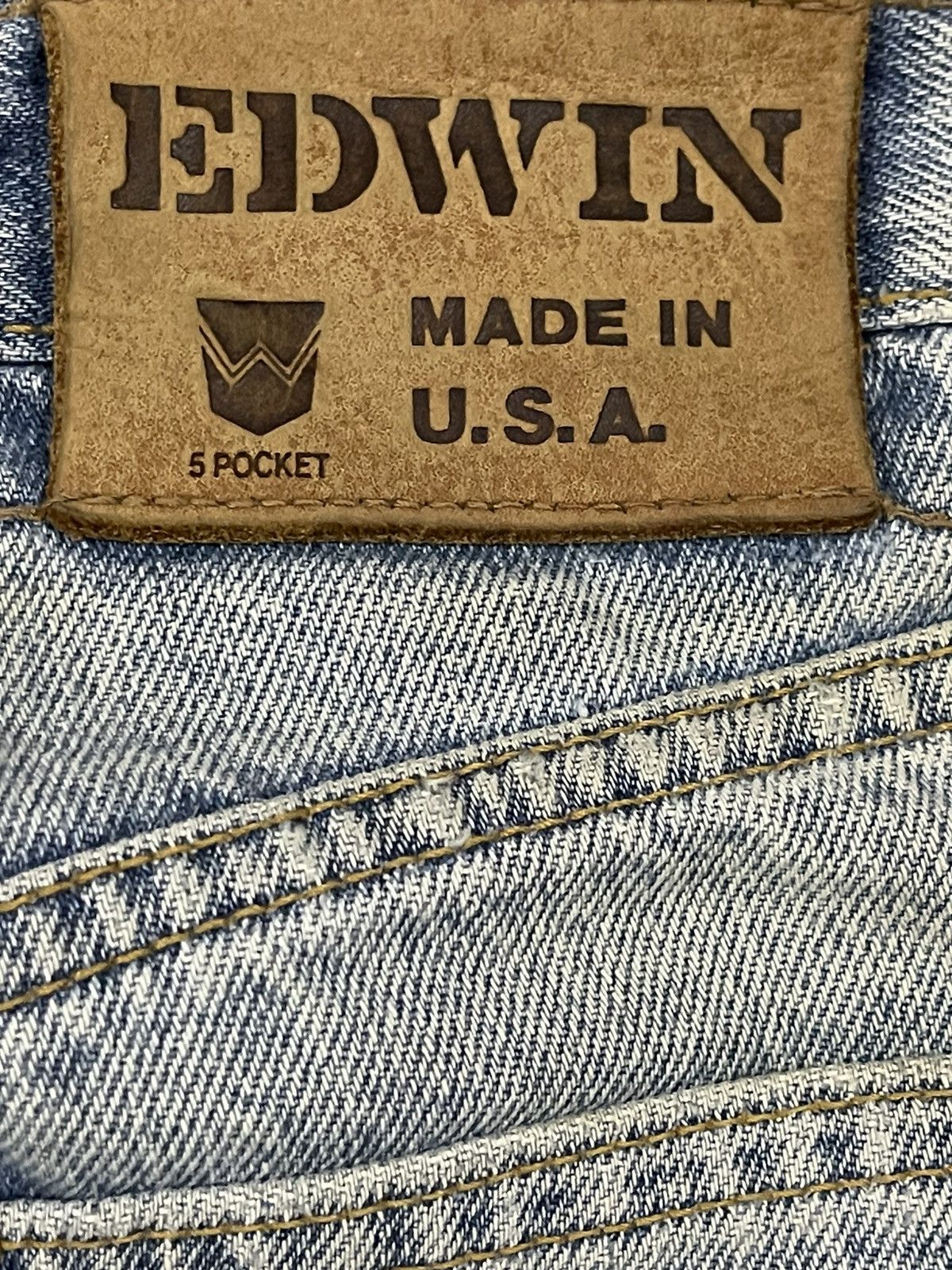 Edwin Vintage 90s Edwin Made in Usa Distressed Style Jeans Size US 28 / EU 44 - 7 Thumbnail