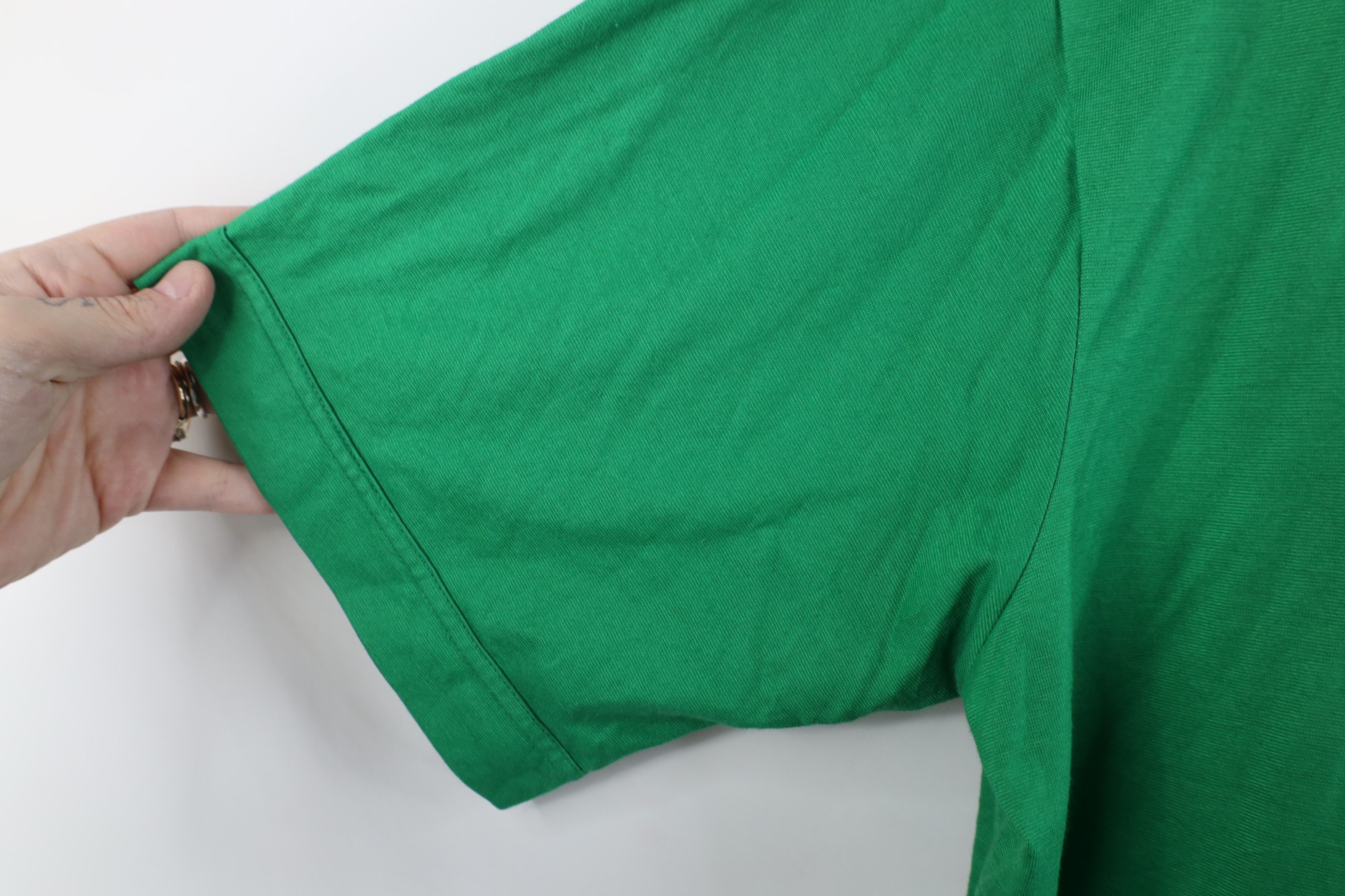 Vintage Vintage 70s Streetwear Knit Collared Golf Polo Shirt Green Size US L / EU 52-54 / 3 - 7 Thumbnail