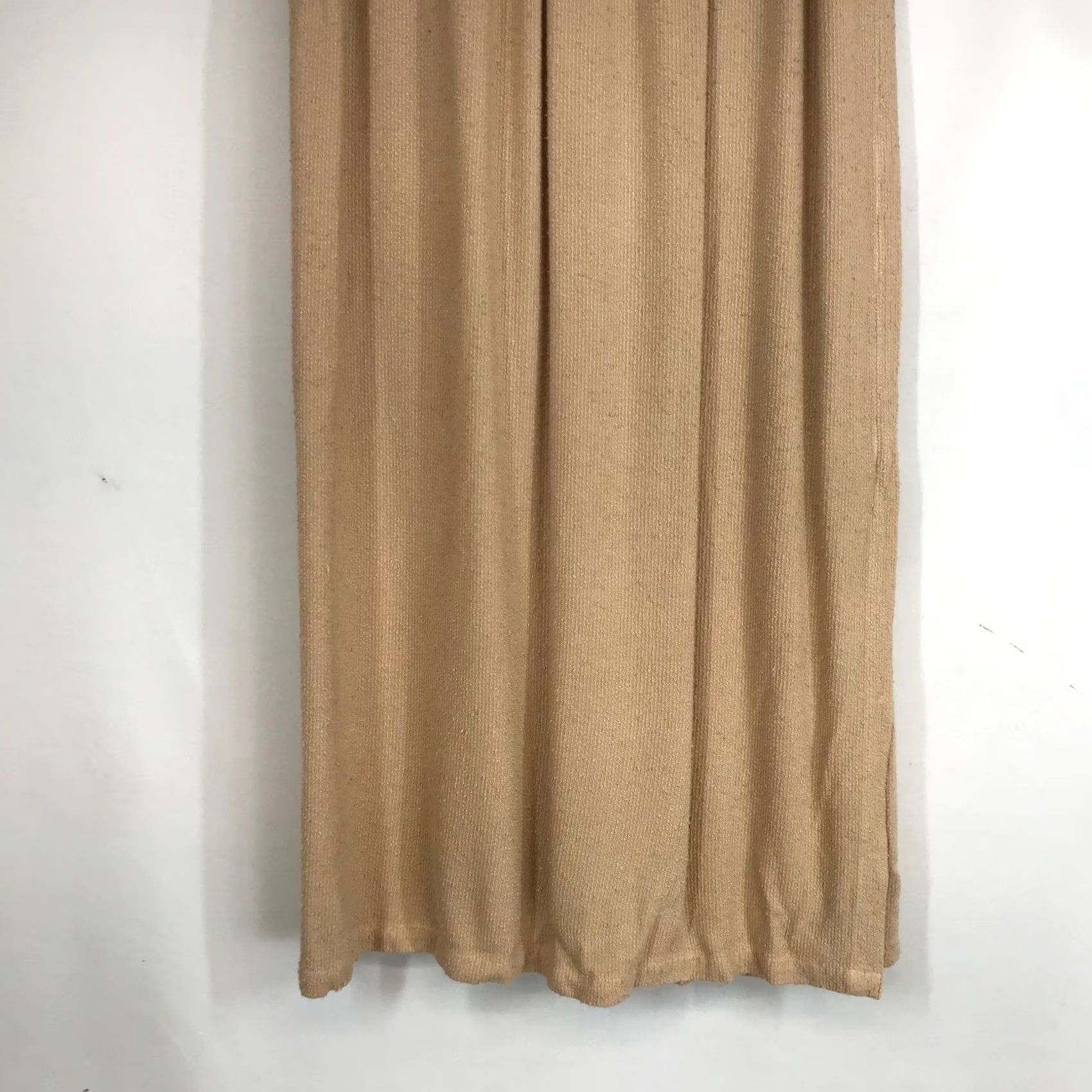 Vintage VINTAGE? No. Jules Pants Beige Knit Cargo Pockets Relaxed Wide-Leg Cotton Blend Pull On Women S-M Size? (Wait) Size 28" / US 6 / IT 42 - 6 Thumbnail
