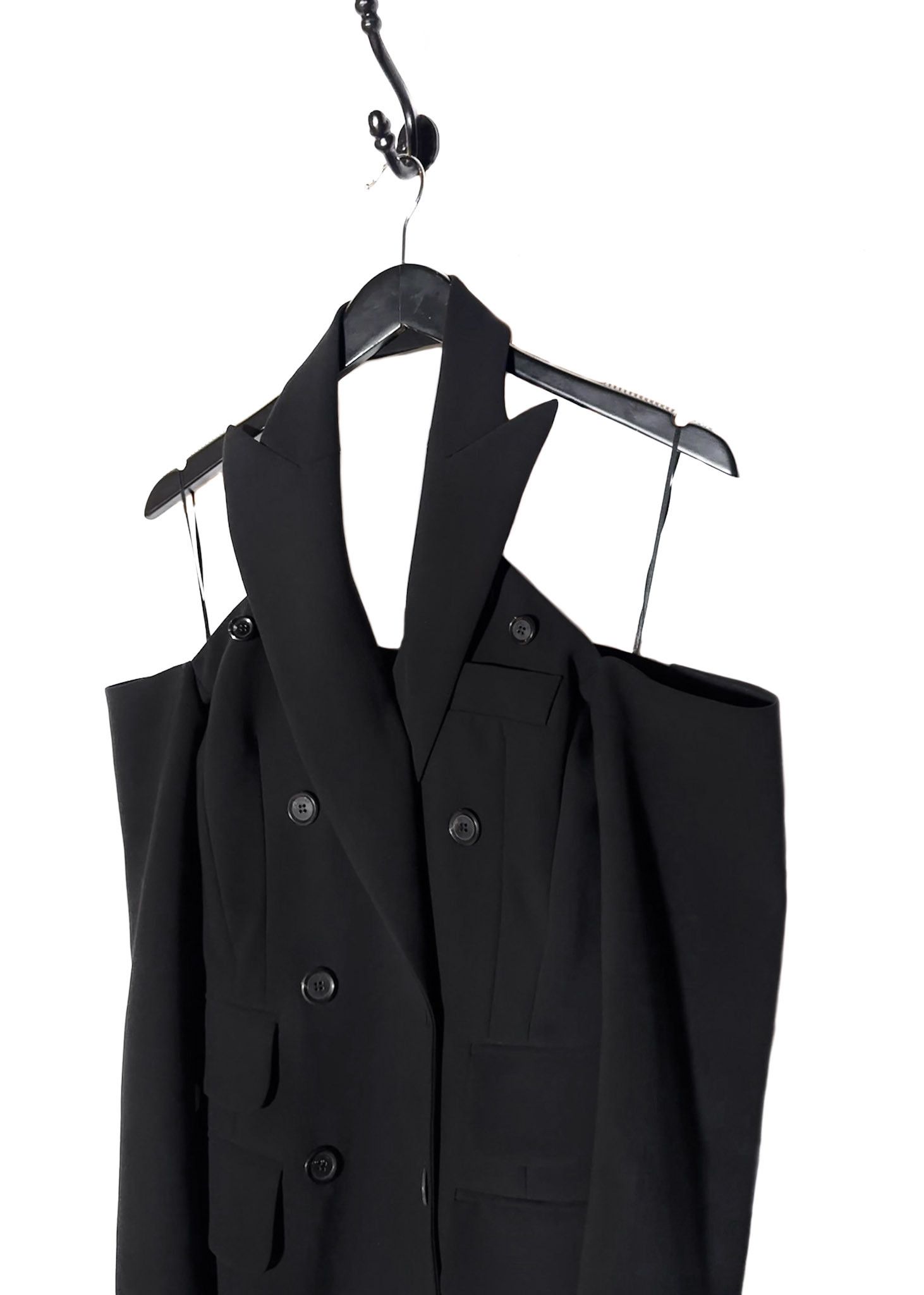 Moschino Moschino Couture! 2023 Black Double Breasted Blazer Dress Size XS / US 0-2 / IT 36-38 - 4 Thumbnail