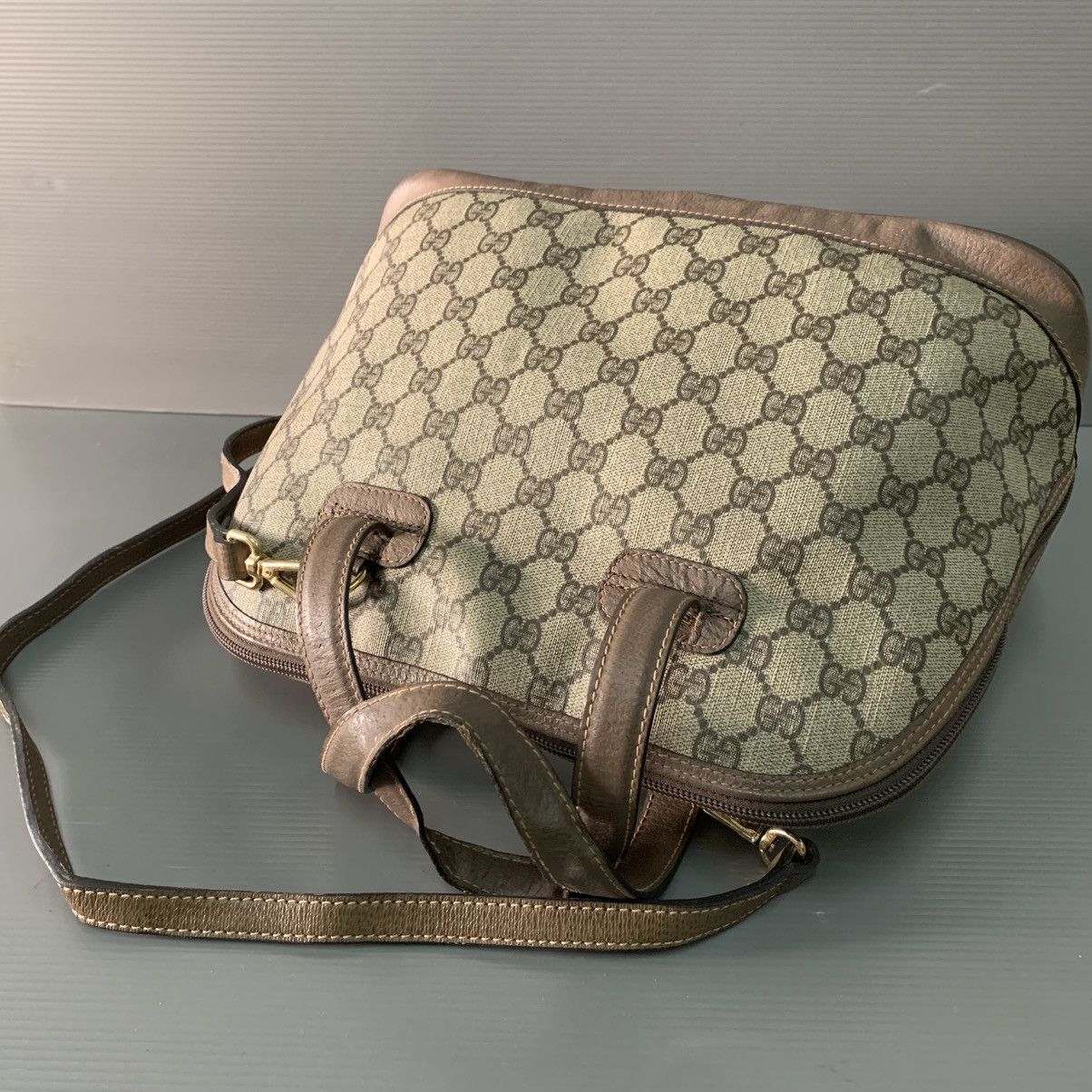 Gucci Gucci Monogram Vintage Alma Bag Size ONE SIZE - 8 Thumbnail