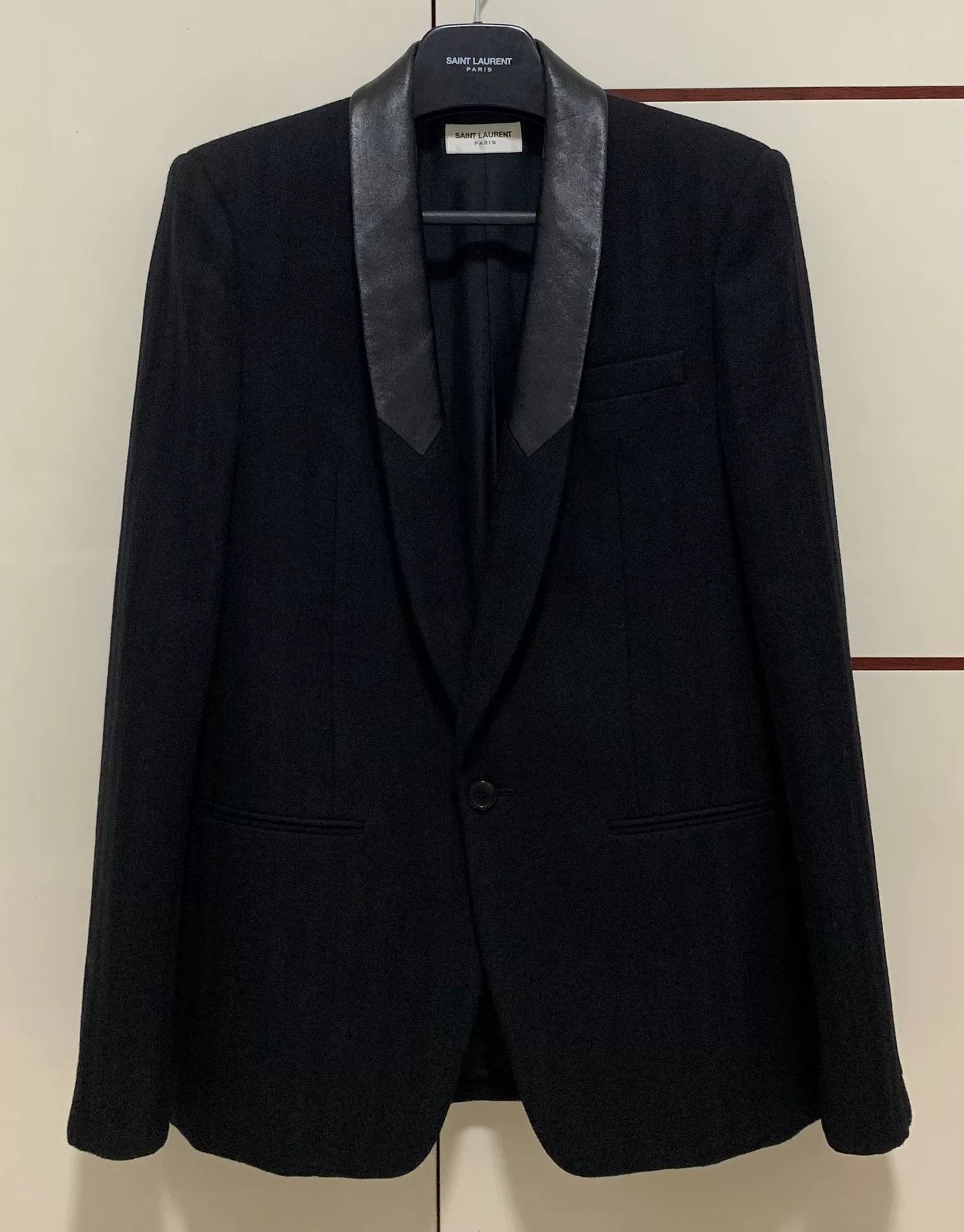 Saint Laurent Paris Saint Laurent Black Shearling Blazer Size US M / EU 48-50 / 2 - 1 Thumbnail