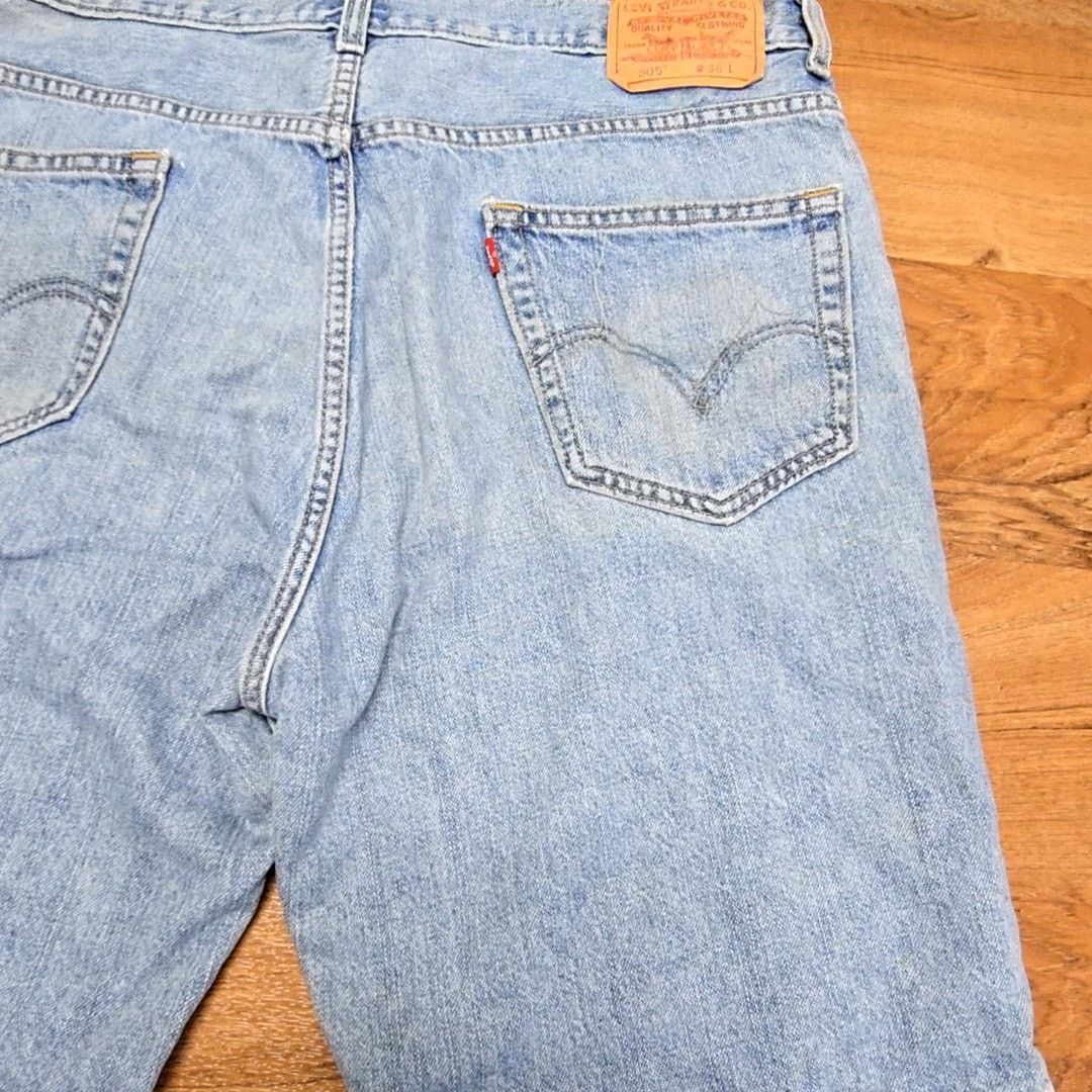 Levi's Levi's 505 Denim Shorts Light Wash Classic Blue 36 Size US 36 / EU 52 - 3 Thumbnail
