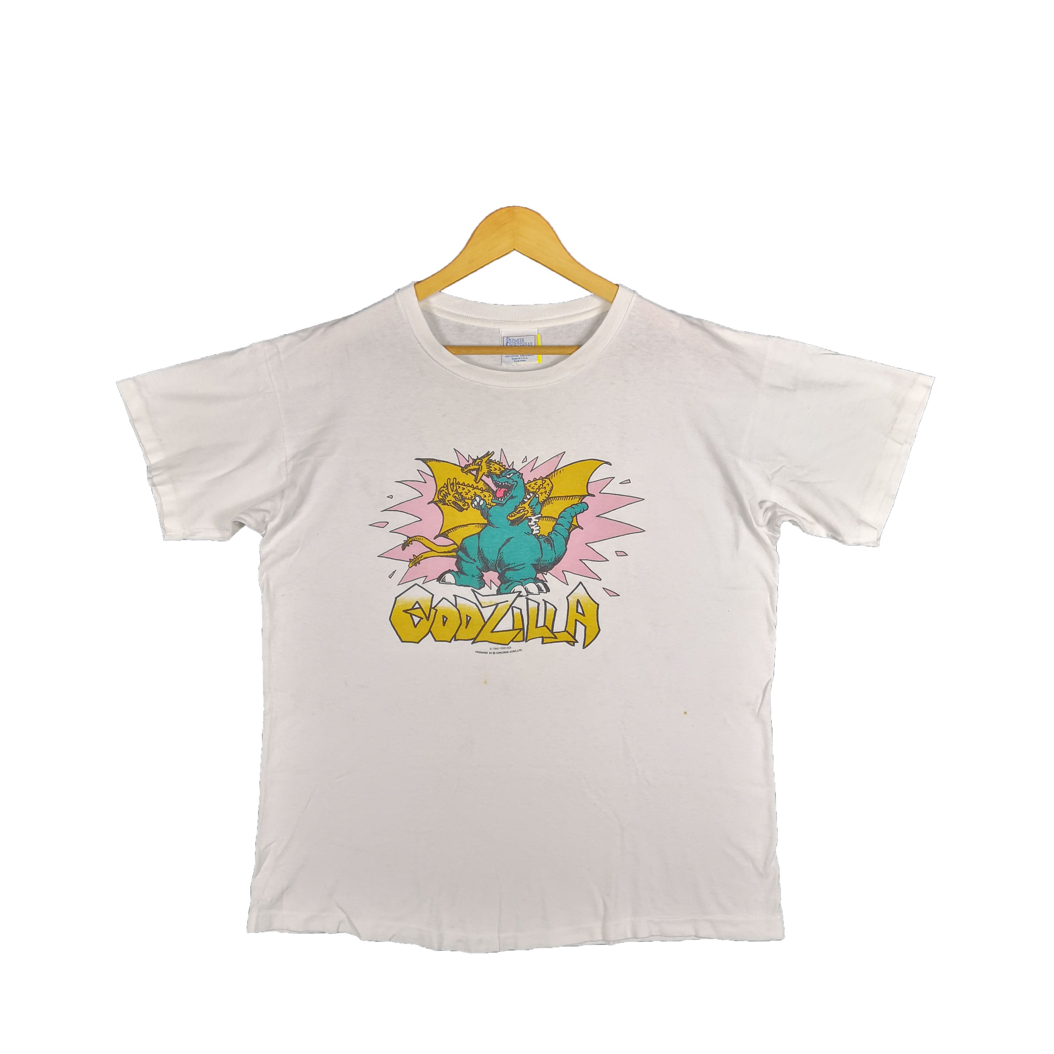 Vintage Vintage 90s Godzilla T-Shirt Movie by Toho - Toho Japanese Size US L / EU 52-54 / 3 - 1 Thumbnail