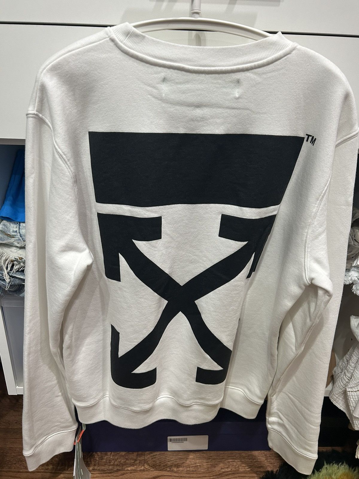 Dover Street Market × Off-White Off-White x DSM “watch your back” crewneck Size US XL / EU 56 / 4 - 10 Thumbnail