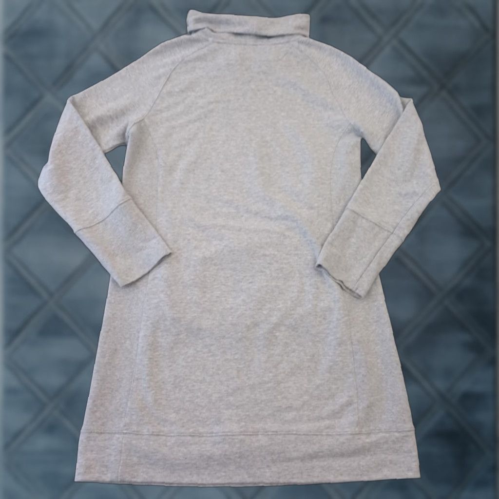 Merrell Merrell Sheath Dress Gray Medium Long Sleeve Turtleneck Pullover Pockets Womens Regular Knee Length Dress Size M / US 6-8 / IT 42-44 - 1 Thumbnail