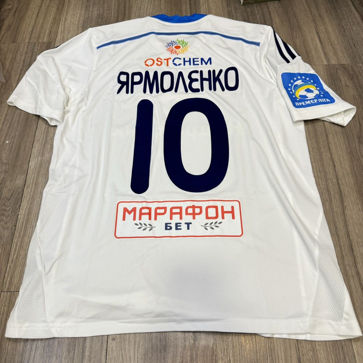 Adidas Dynamo Kiev 14/15 home shirt #10 yarmolenko Size US L / EU 52-54 / 3 - 2 Thumbnail