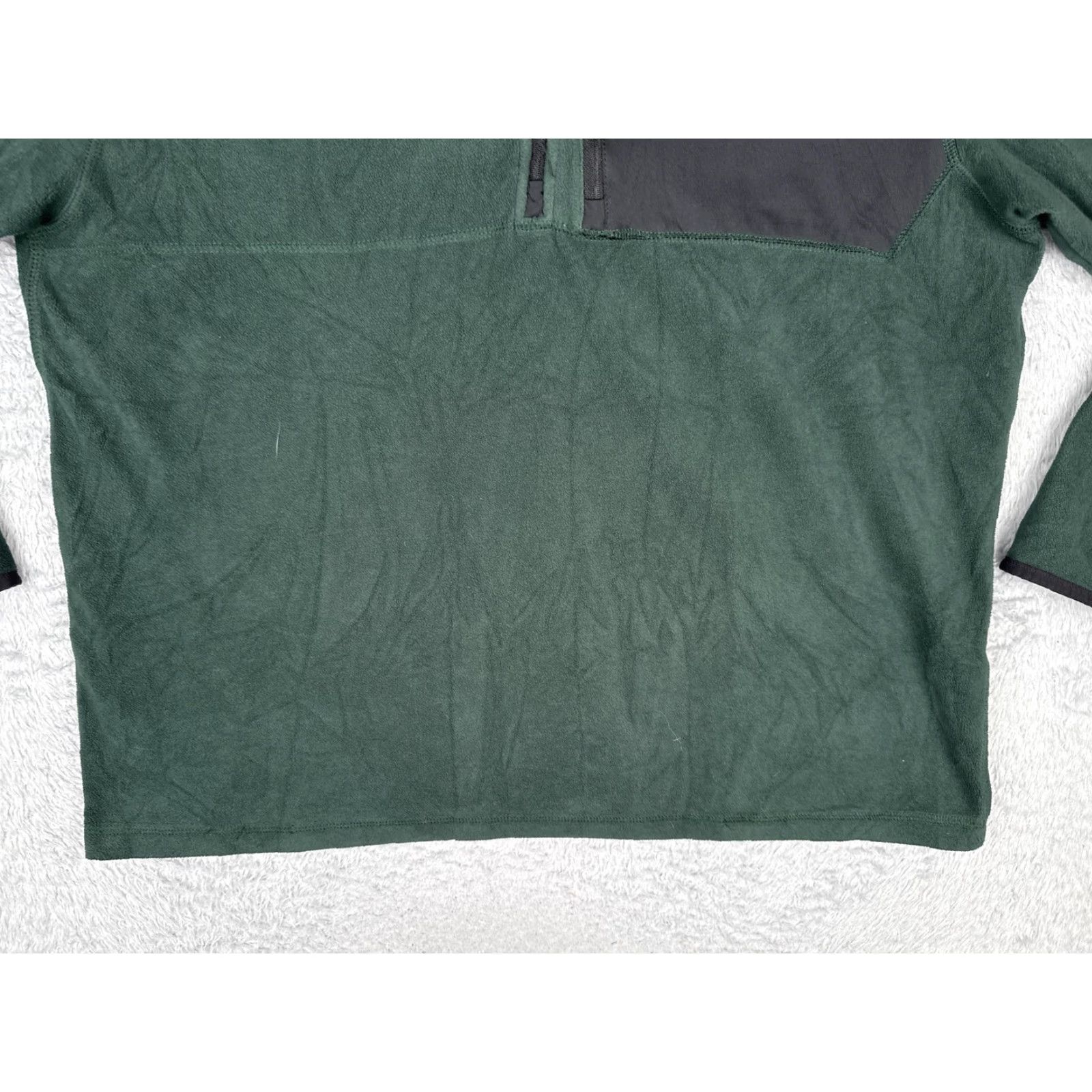 Timberland Timberland Fleece Pullover Mens XL Green Quarter Zip Chest Pocket Sweatshirt Size US XL / EU 56 / 4 - 5 Thumbnail