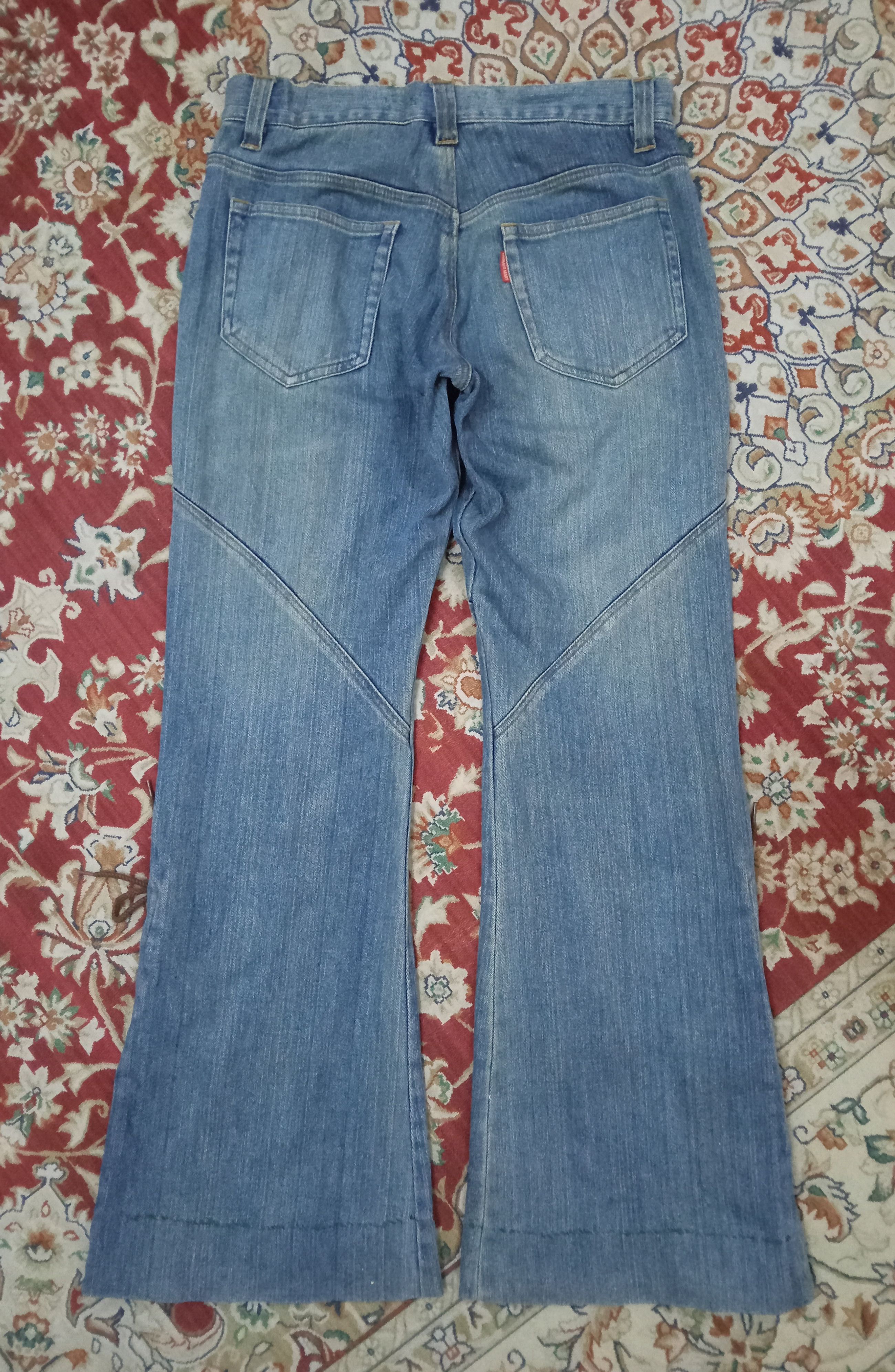 Tornado Mart Vintage Tornado Mart Rare Design Flare Jeans Size 32" / US 10 / IT 46 - 2 Thumbnail