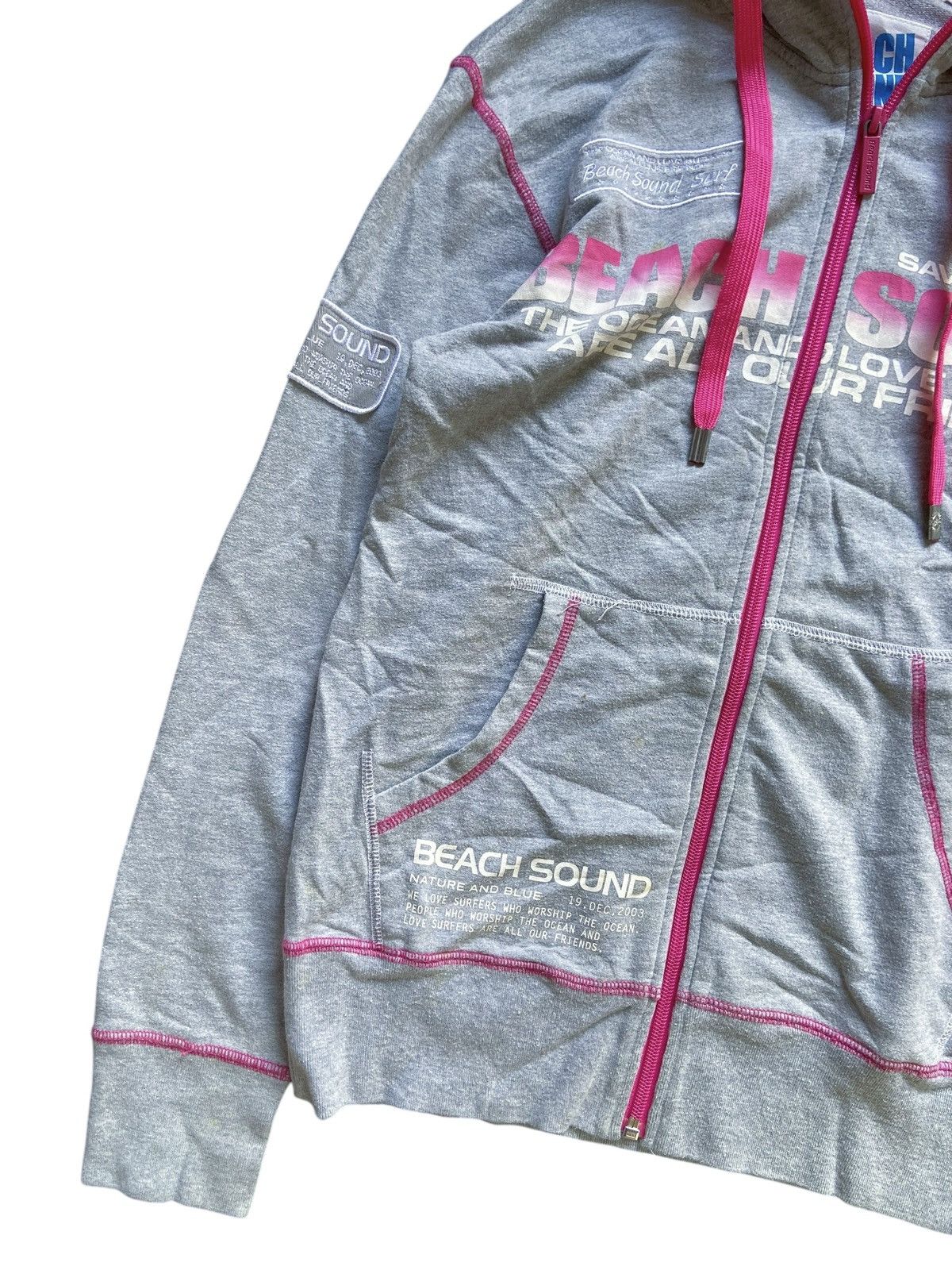 Japanese Brand JAPANESE BEACH SOUND ZIP HOODIE Size US S / EU 44-46 / 1 - 6 Thumbnail