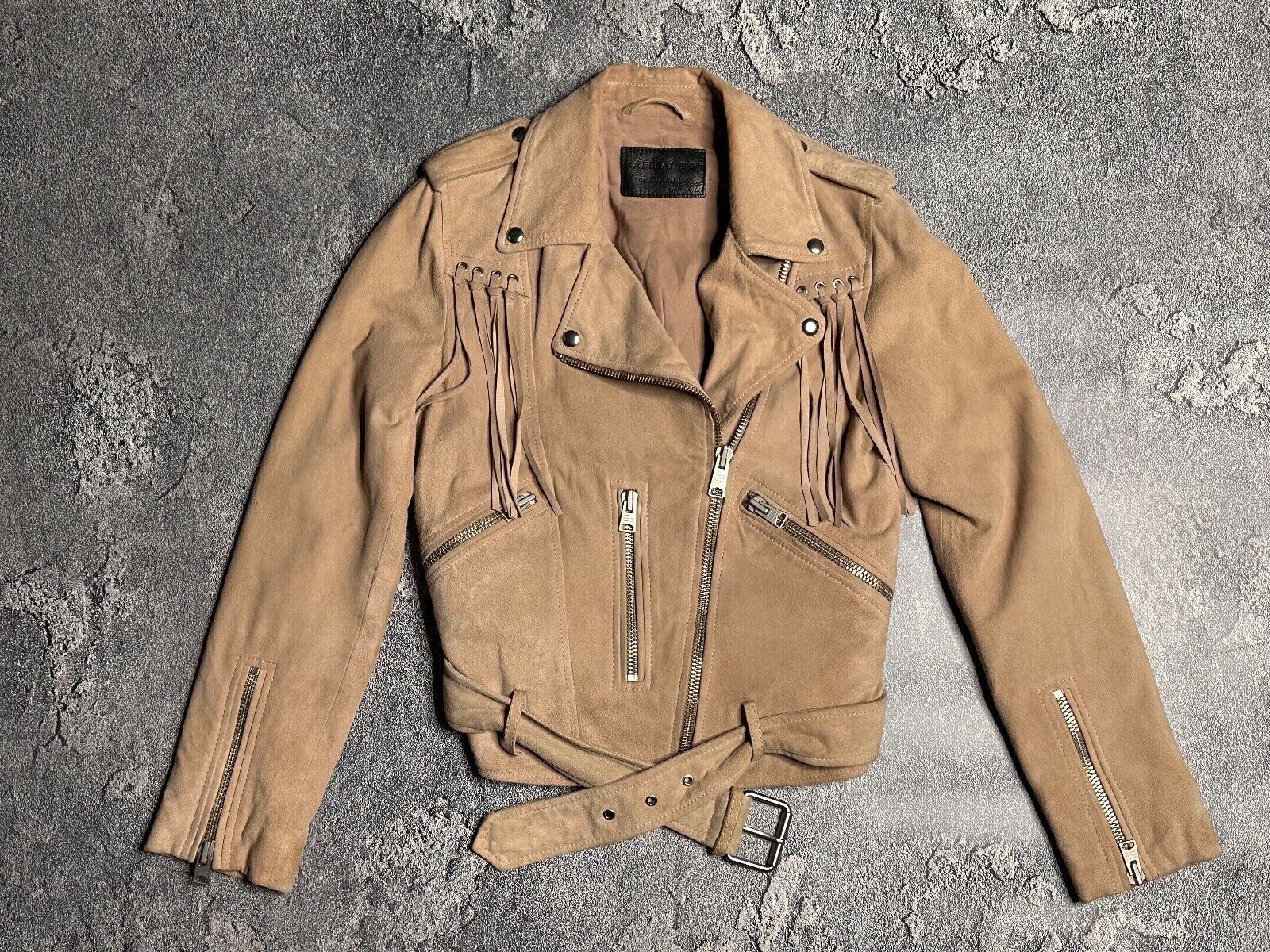 Allsaints AllSaints tassel balfern leather jacket Size S / US 4 / IT 40 - 2 Thumbnail
