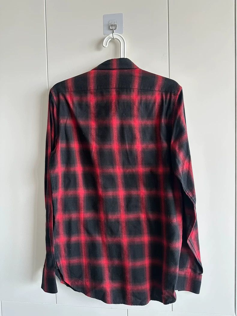 Saint Laurent Paris Saint Laurent Paris Red check shirt 2505-Nextarrow Size US M / EU 48-50 / 2 - 2 Thumbnail