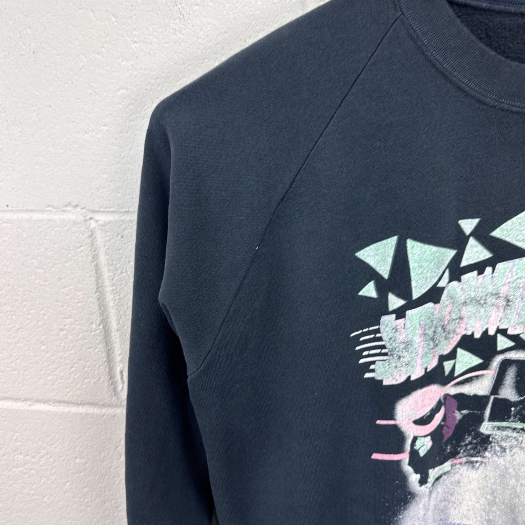 Vintage VINTAGE Cal Cru Snowmobile Outdoor Crewneck Sweatshirt XL Men Black Cotton Blend Fleece Logo Graphic Print 90s Winter USA Size US XL / EU 56 / 4 - 5 Thumbnail