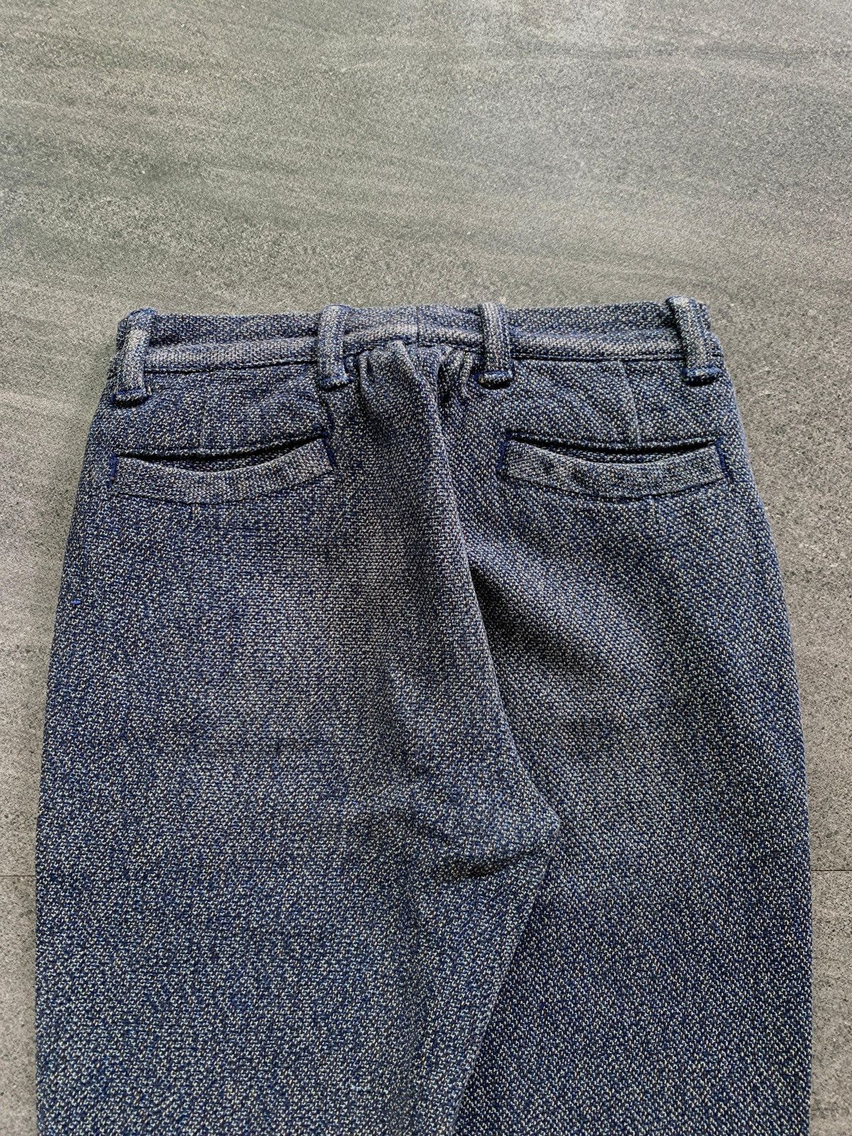Kapital Tweed Textured Flared Pants Size US 27 - 8 Thumbnail