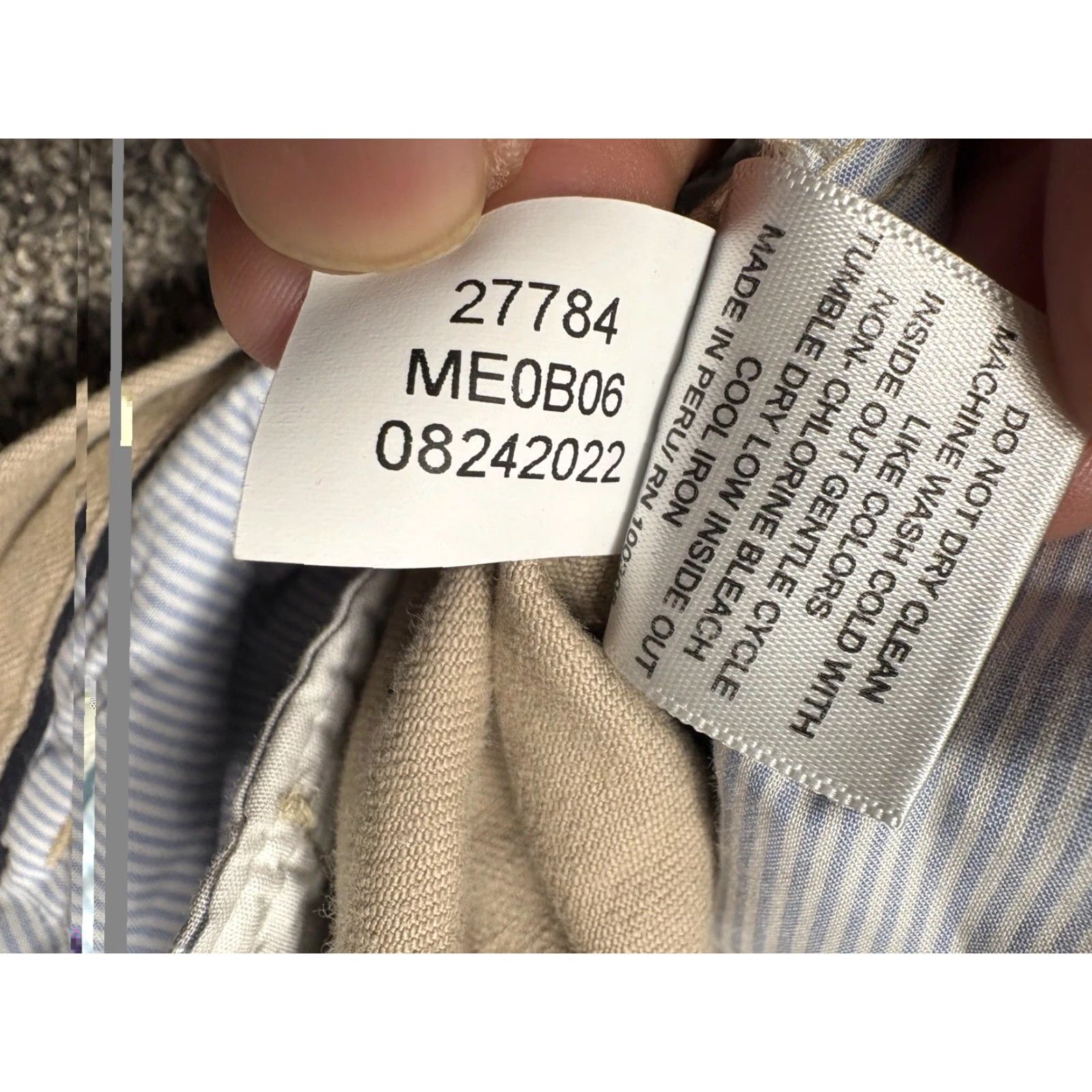 Peter Millar Peter Millar Pants Mens 38x32 Pilot Twill Flat Front Trouser Pima Cotton ME0B06 Beige Straight Reg-34? Size US 38 / EU 54 - 7 Thumbnail