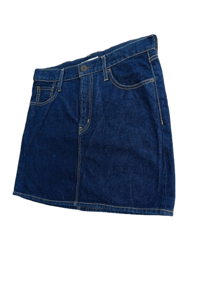 MOUSSY MOUSSY Mini Skirt Blue Denim Japanese Brand Size 31" - 3 Thumbnail