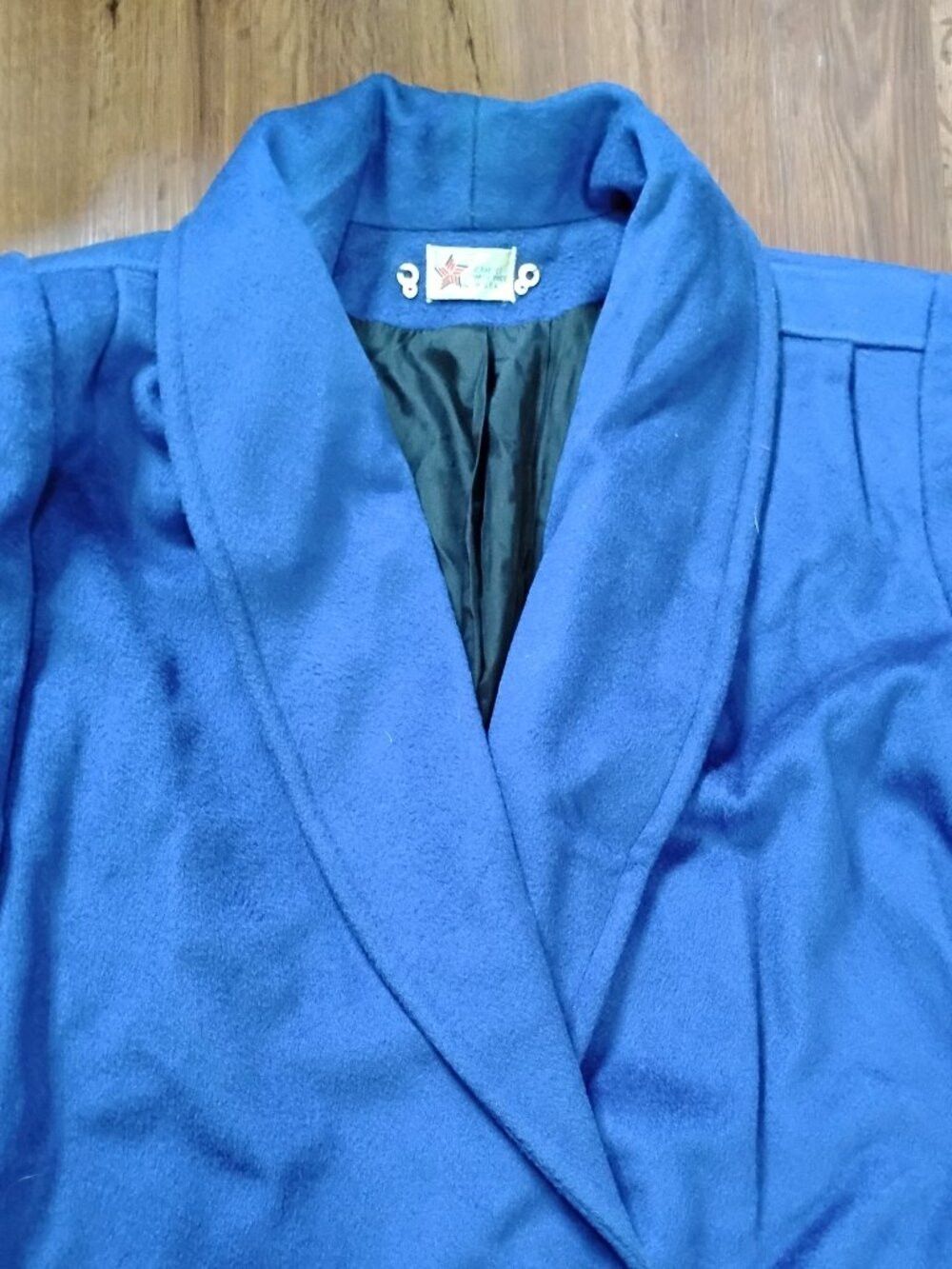 Other Vintage Forstmann Worumbo Wool Peacoat Overcoat Blue Size M / US 6-8 / IT 42-44 - 2 Thumbnail