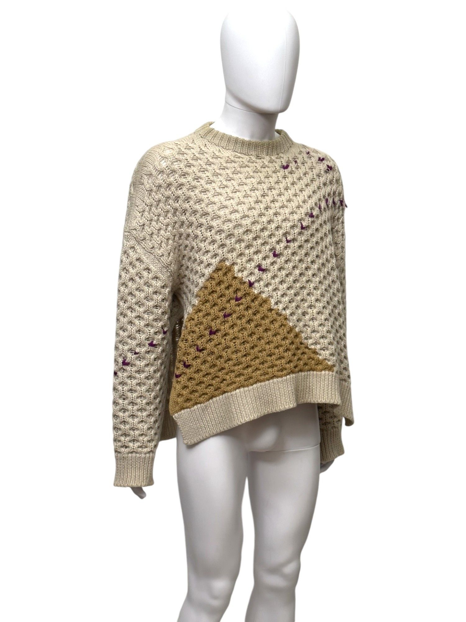 Raf Simons AW2018 Argyle Sweater Size US S / EU 44-46 / 1 - 4 Thumbnail