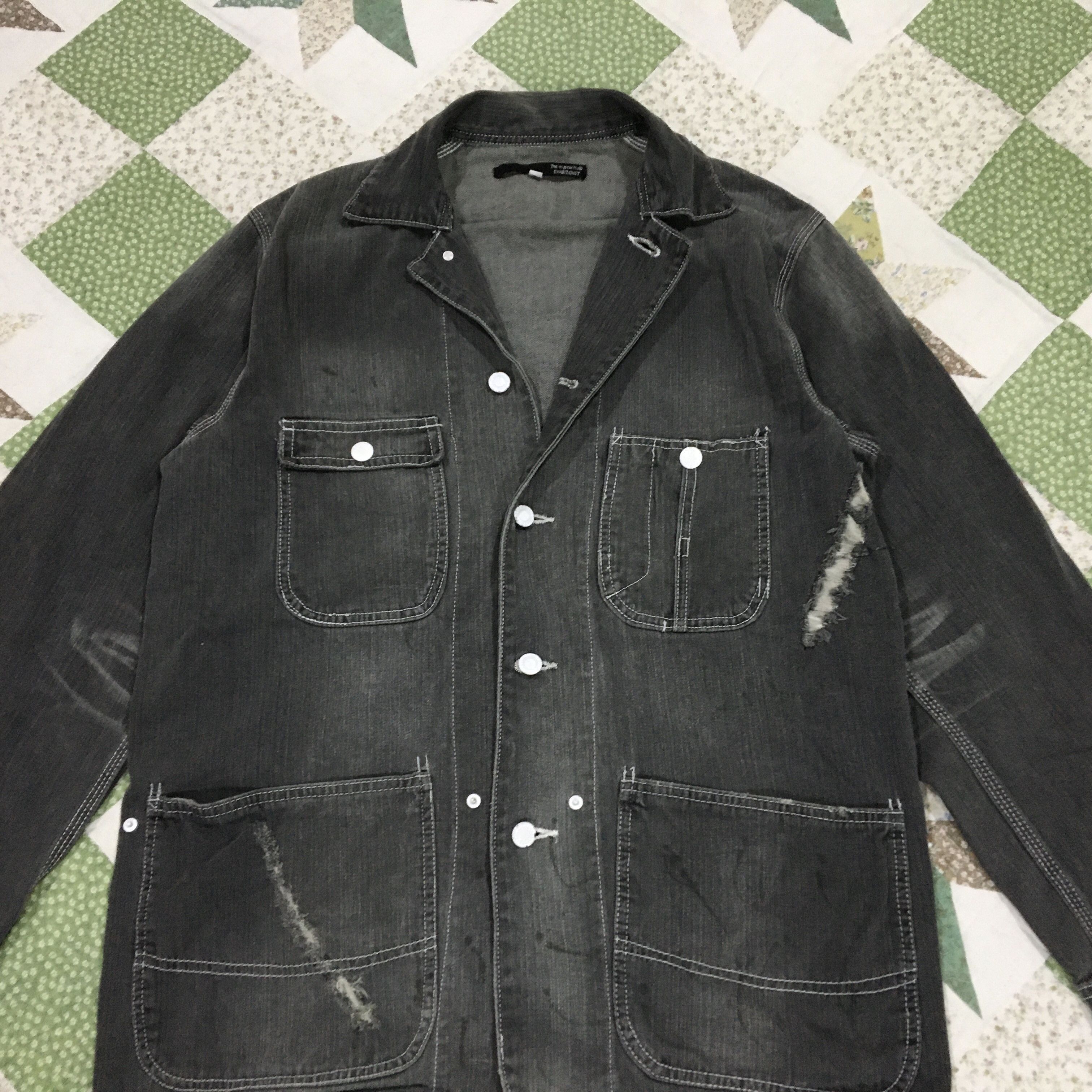Japanese Brand EXHIBITIONIST Denime Jacket Size M / US 6-8 / IT 42-44 - 3 Thumbnail