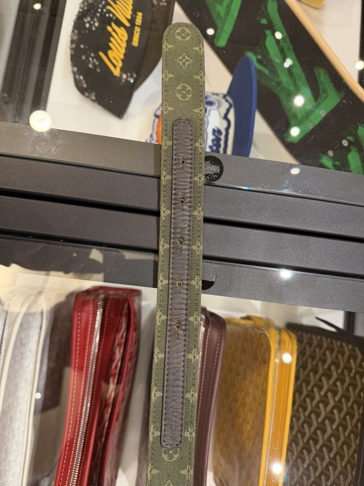 Louis Vuitton Louis Vuitton Canvas Monogram Belt - Green Size 32 - 8 Thumbnail