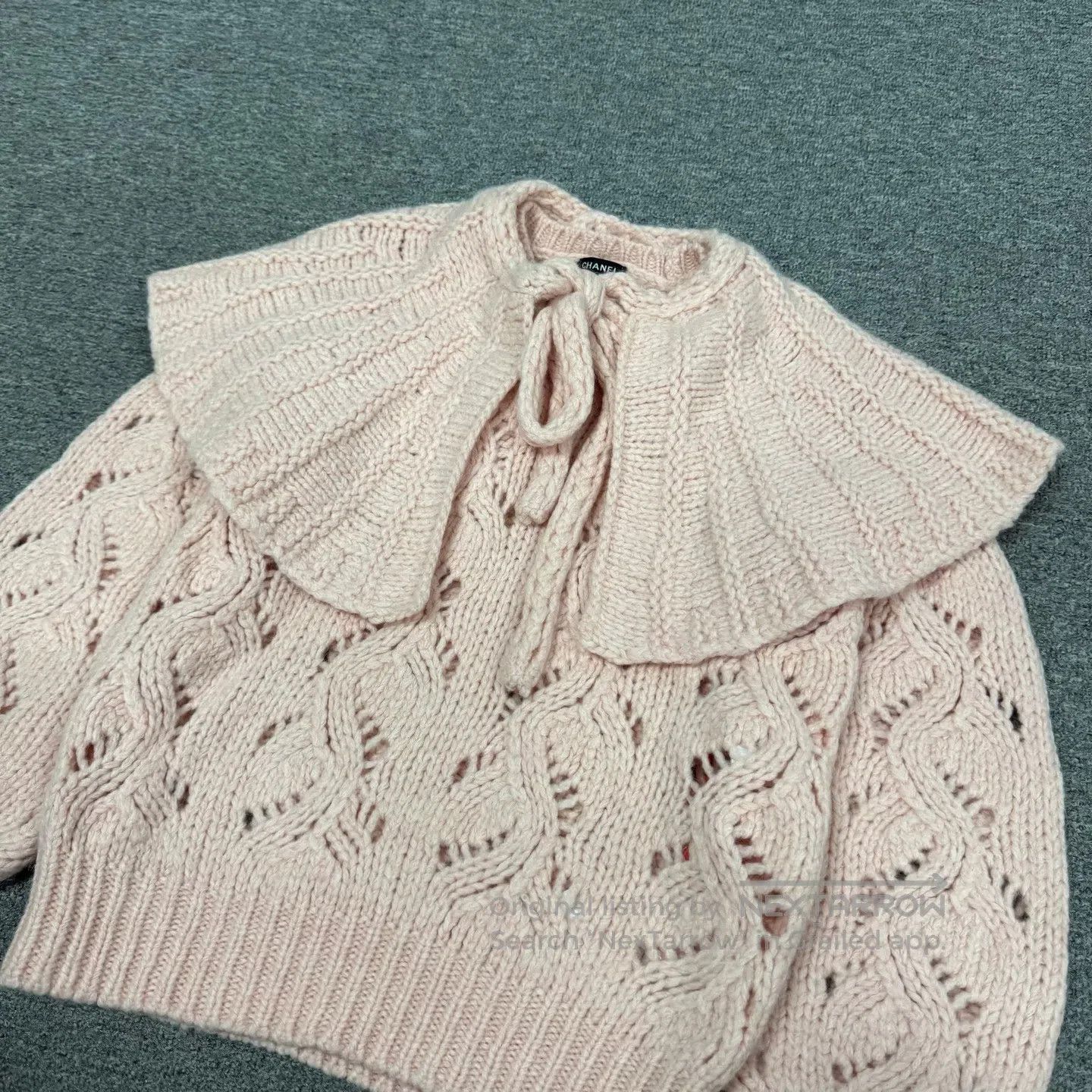 Chanel Chanel size 34 Lotus leaf collar edge Cashmere knit top| Size S / US 4 / IT 40 - 4 Thumbnail