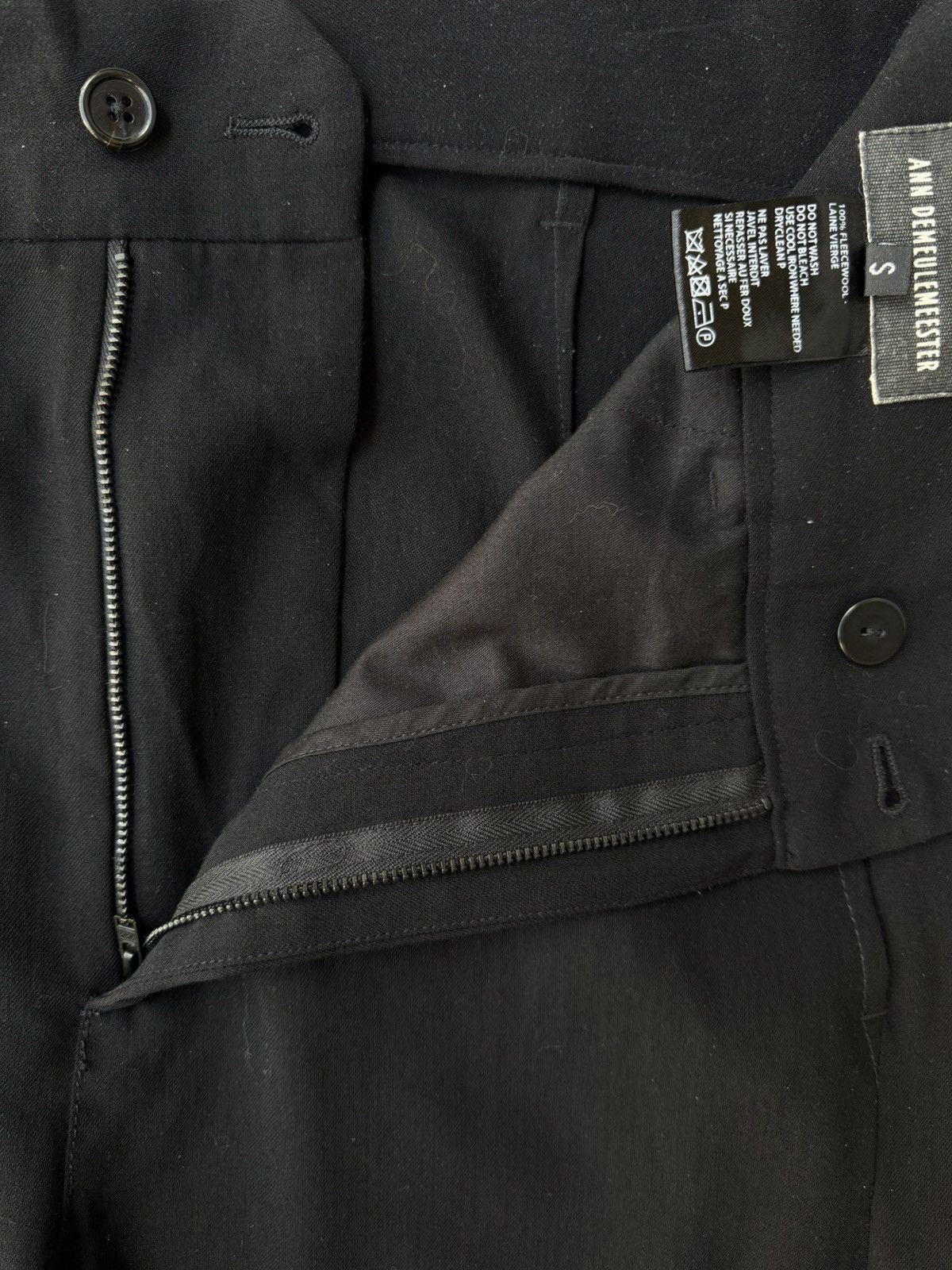 Ann Demeulemeester Ann Demeulemeester SS17 Ankle Straps Tapered Light Pants Size US 31 - 4 Thumbnail