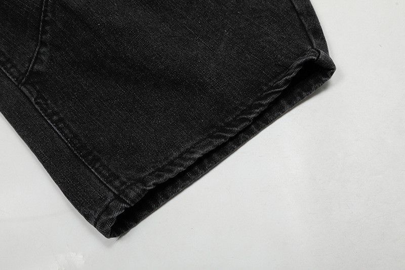 Vintage American Retro Distressed High-Waisted Wide-Leg Jeans Size US 32 / EU 48 - 5 Thumbnail