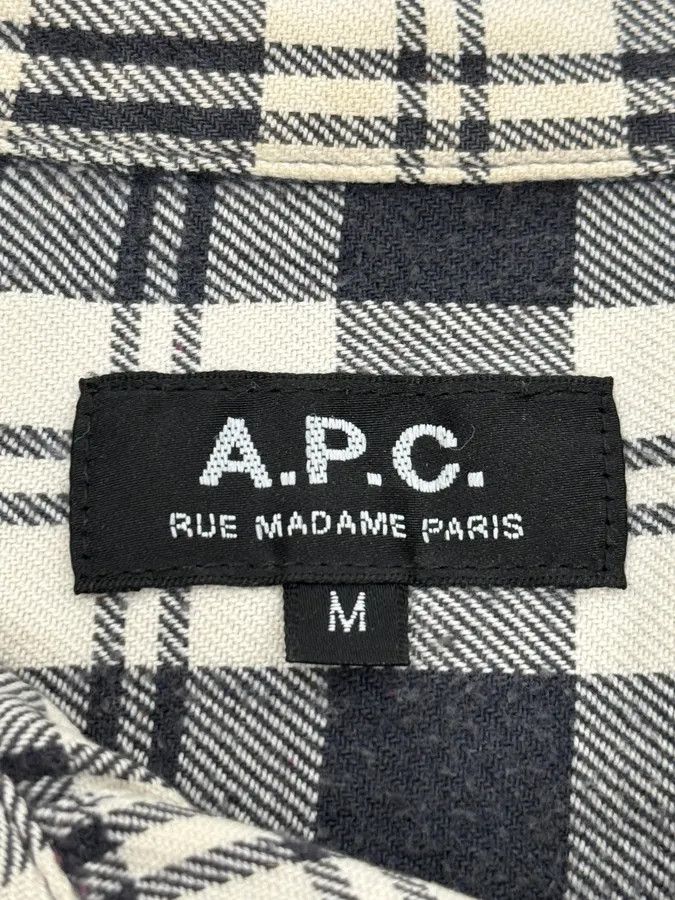 A.P.C. A.P.C. Classy Checkered Black & White Shirt Size US M / EU 48-50 / 2 - 10 Thumbnail