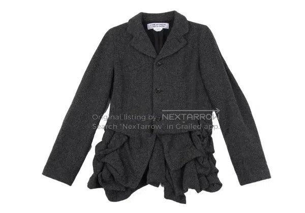 Comme des Garcons Comme Des Garcons Dark Gray Vintage Design Lace Top Size S / US 4 / IT 40 - 2 Thumbnail