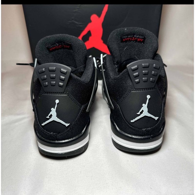 Jordan Brand × Nike Size 7 - Air Jordan 4 Retro SE GS Black Canvas Men's Shoes Size US 7 / EU 40 - 5 Thumbnail