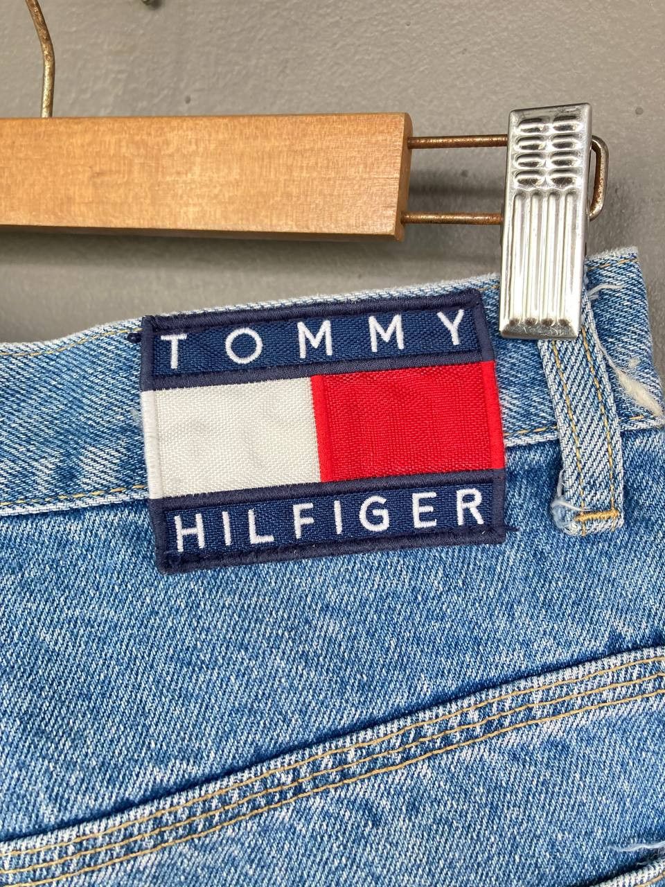 Tommy Hilfiger Vintage TH Carpenter Jorts Size US 30 / EU 46 - 6 Thumbnail