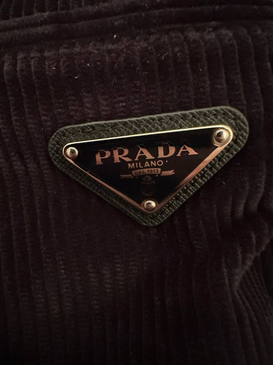 Prada Triangle-logo cotton-corduroy trousers FW2023 Size US 28 / EU 44 - 5 Thumbnail