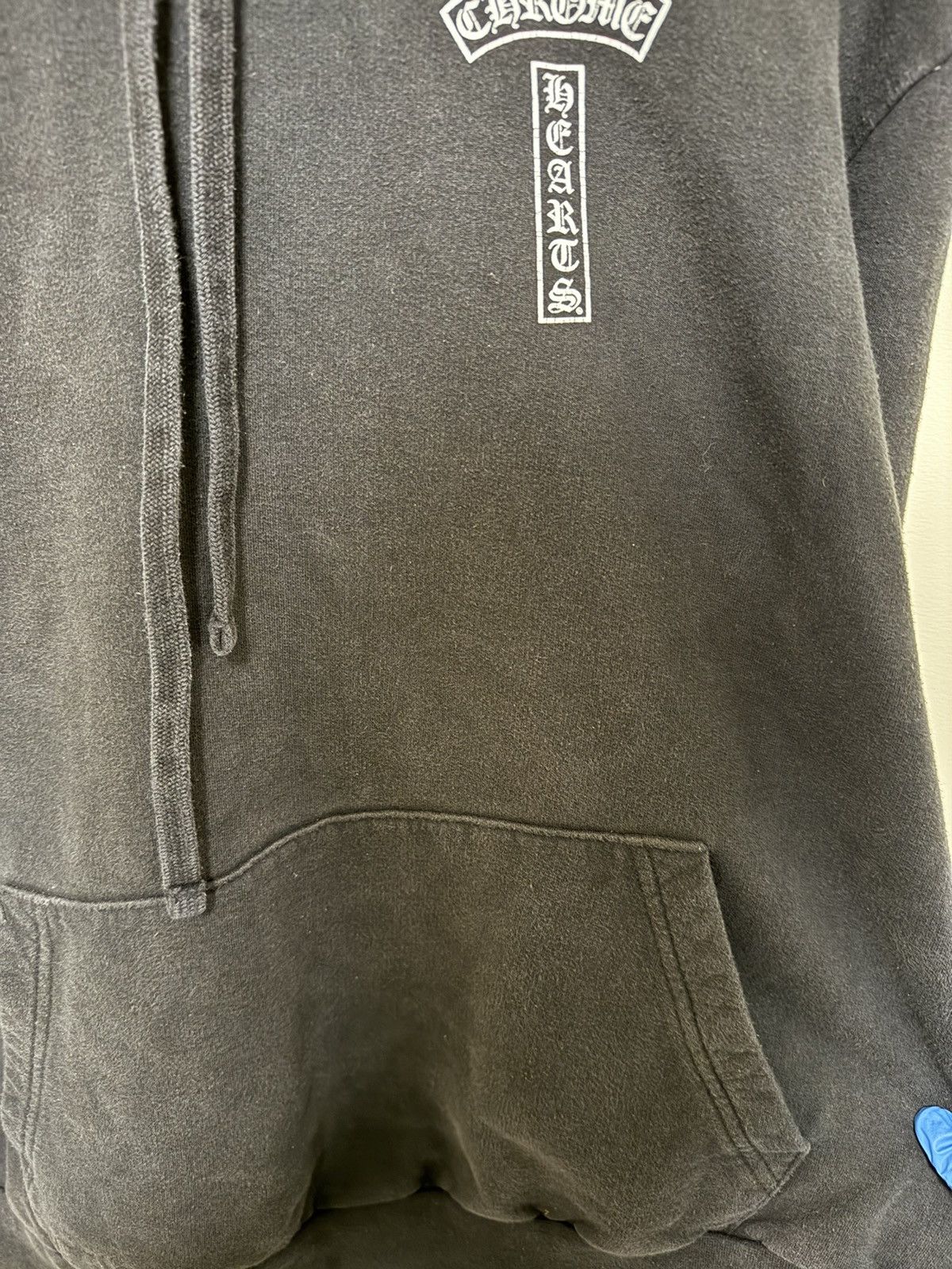 Chrome Hearts Chrome Hearts T Logo USA Shoulder Hoodie ‘Black’ Size US XL / EU 56 / 4 - 12 Thumbnail