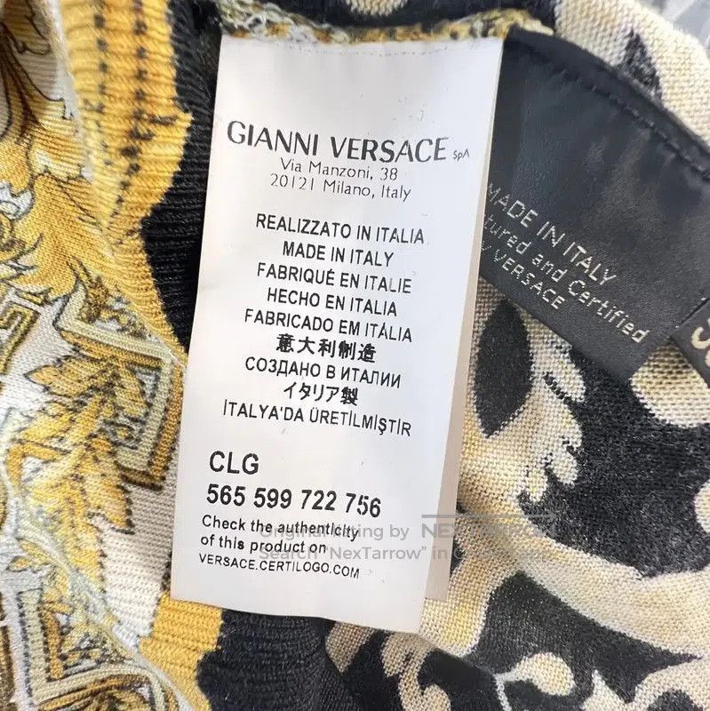 Versace Versace Black Wool Blend Long Sleeve Sweater . Size US L / EU 52-54 / 3 - 7 Thumbnail