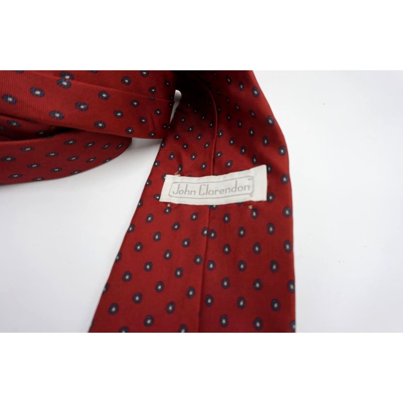 Vintage VINTAGE John Clarendon Silk Neck Tie Silk Tie Size ONE SIZE - 4 Thumbnail