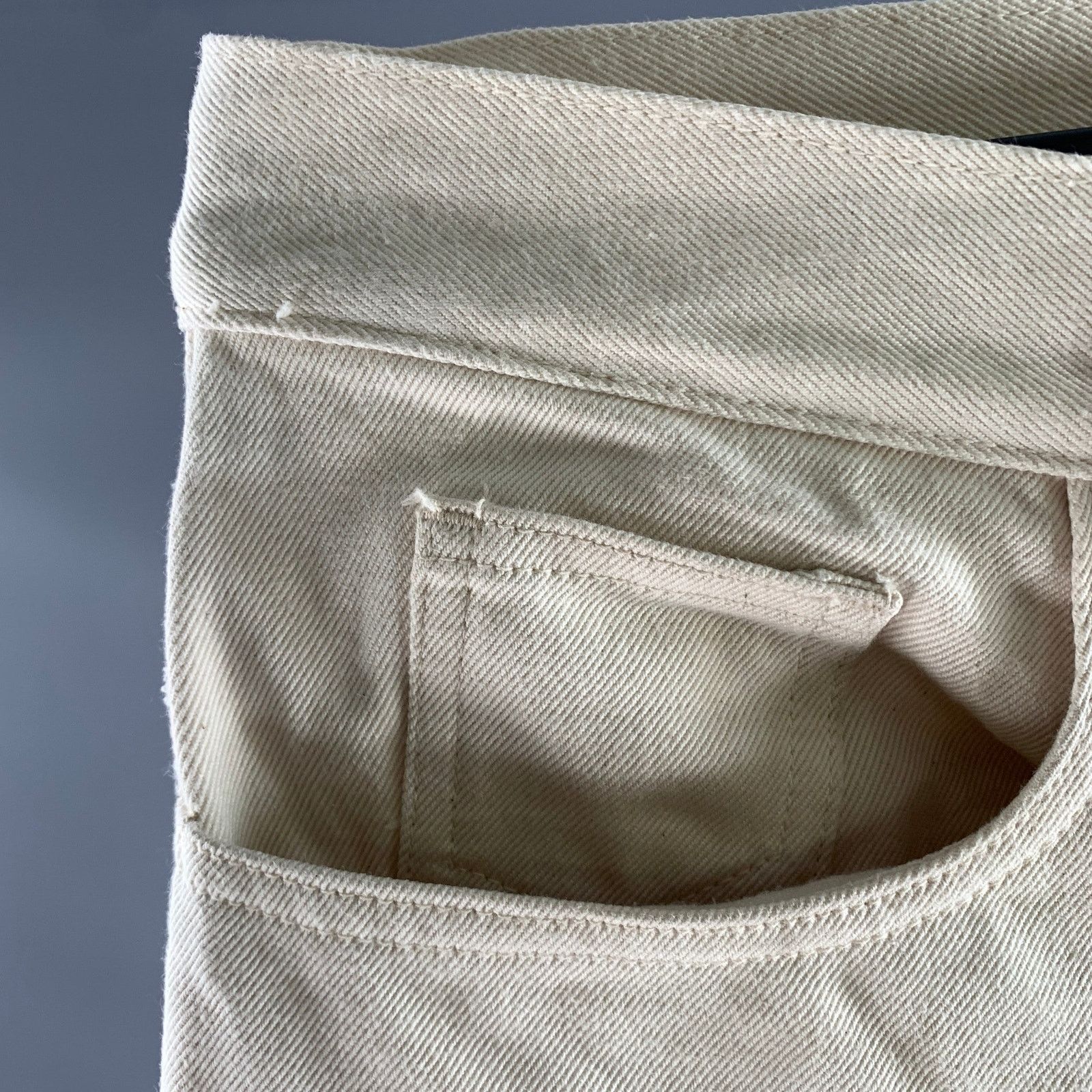 Dana Lee DANA LEE BROWN Size L Cream Cotton Pants Size US 34 / EU 50 - 3 Thumbnail